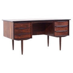 Svend Madsen for Falster Mid Century Danish Rosewood Desk
