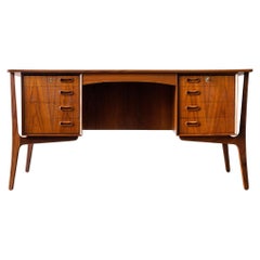 Svend Madsen for H.P. Hansen Teak Executive Desk