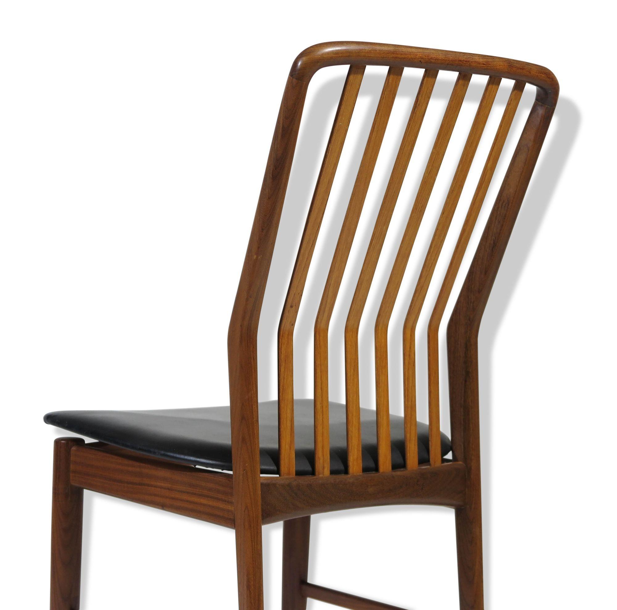 Svend Madsen for Moreddi High Back Danish Dining Chairs For Sale 3