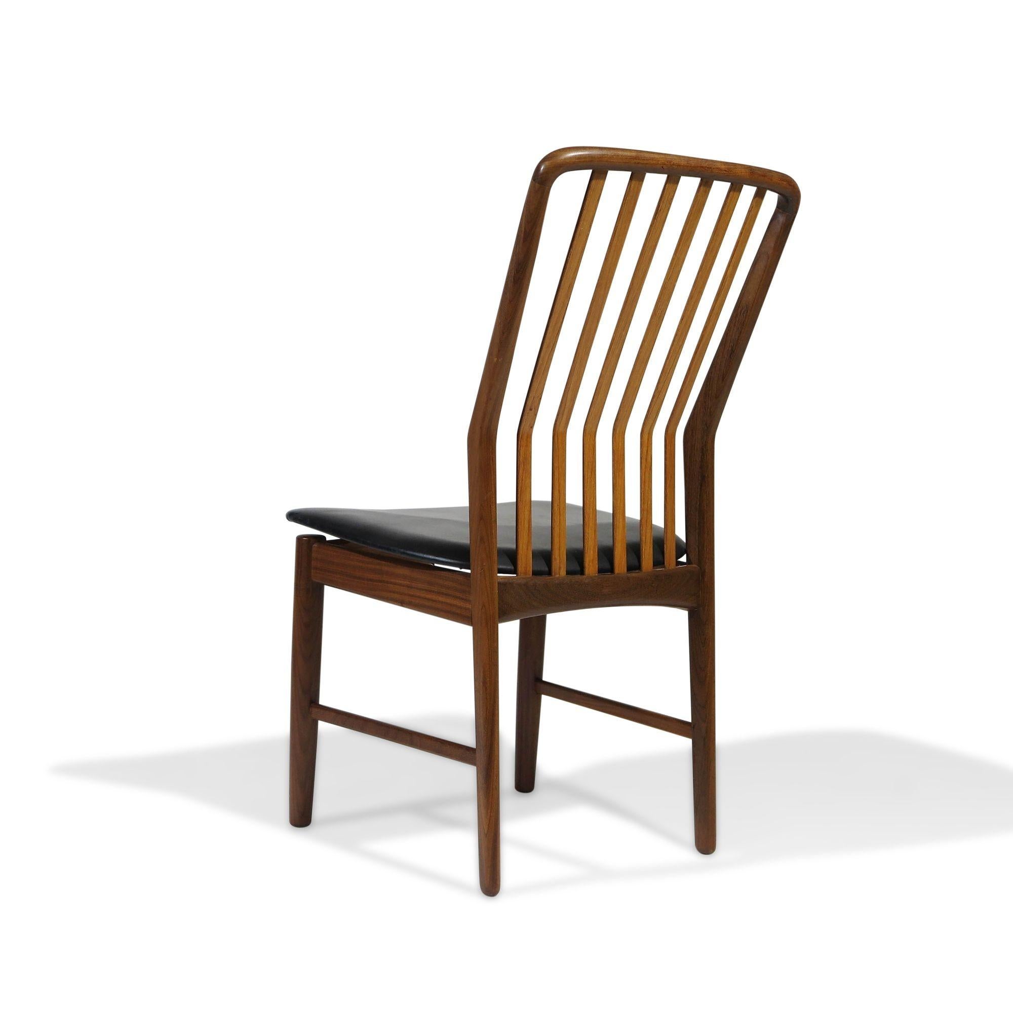 20th Century Svend Madsen for Moreddi High Back Danish Dining Chairs