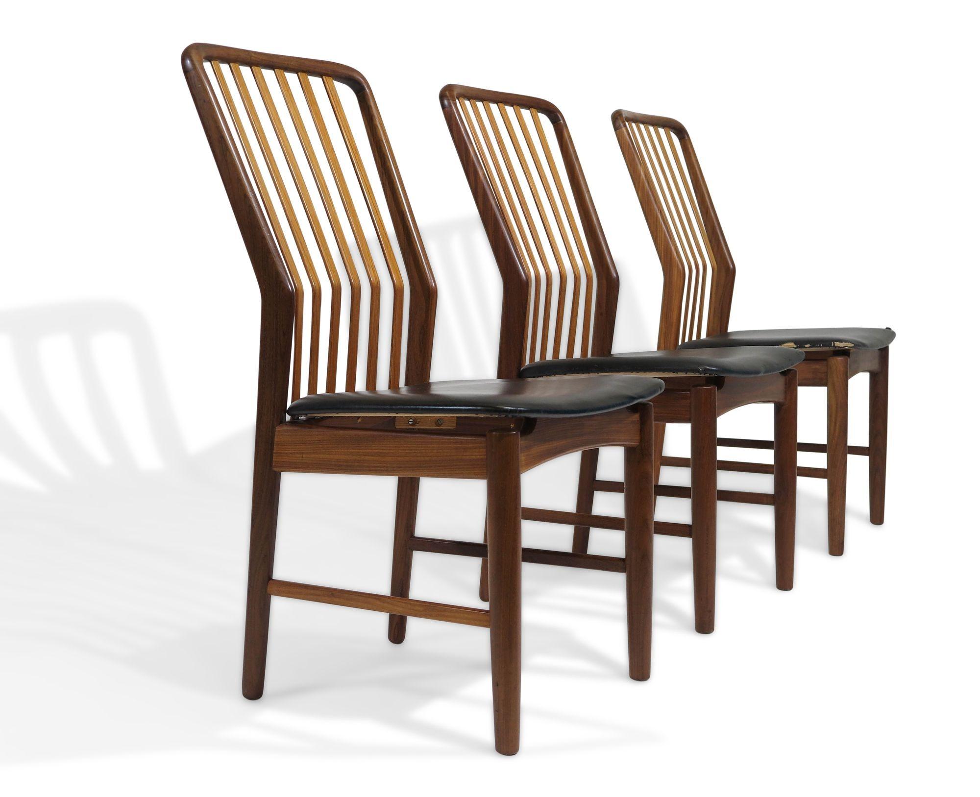 Svend Madsen for Moreddi High Back Danish Dining Chairs For Sale 2