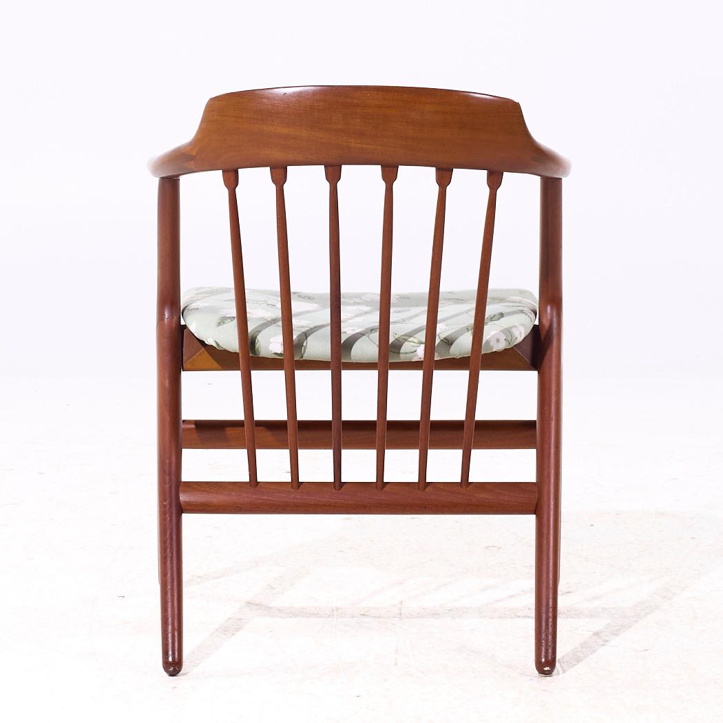 Svend Madsen Style Mid Century Danish Teak Dining Chairs - Set of 8 For Sale 2