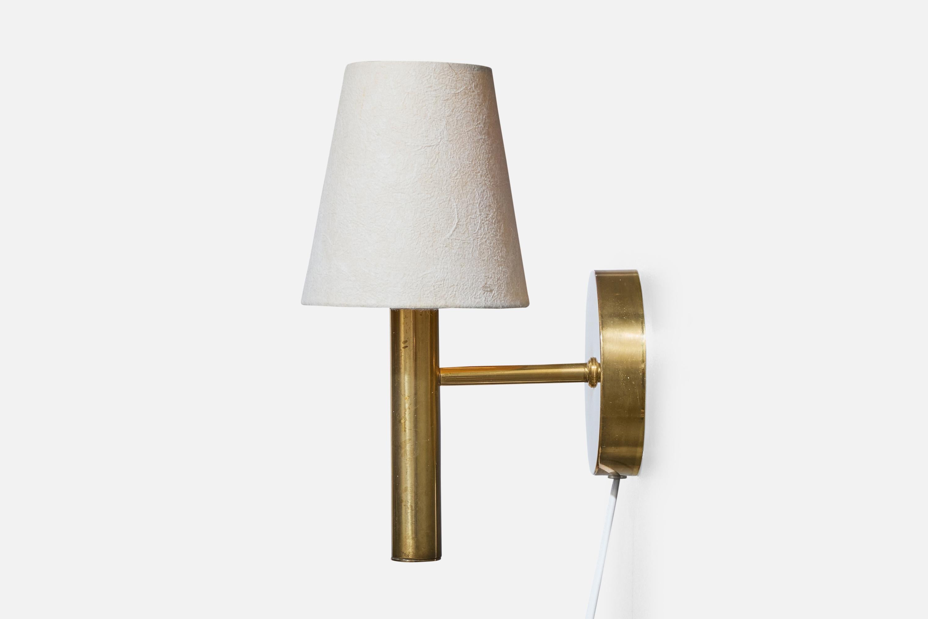 Svend Mejlstrøm, Apliques, Latón, Papel, Dinamarca, Años 50 en Bueno estado para la venta en High Point, NC