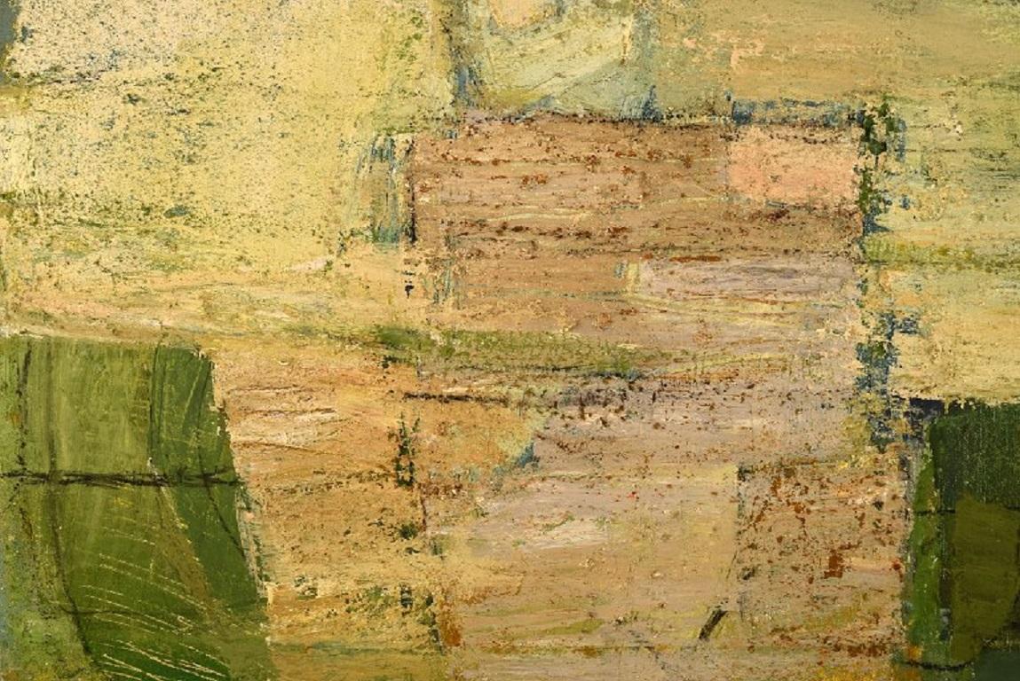 Danois Svend Saabye « 1913-2004 », artiste danois, huile sur toile, composition abstraite en vente