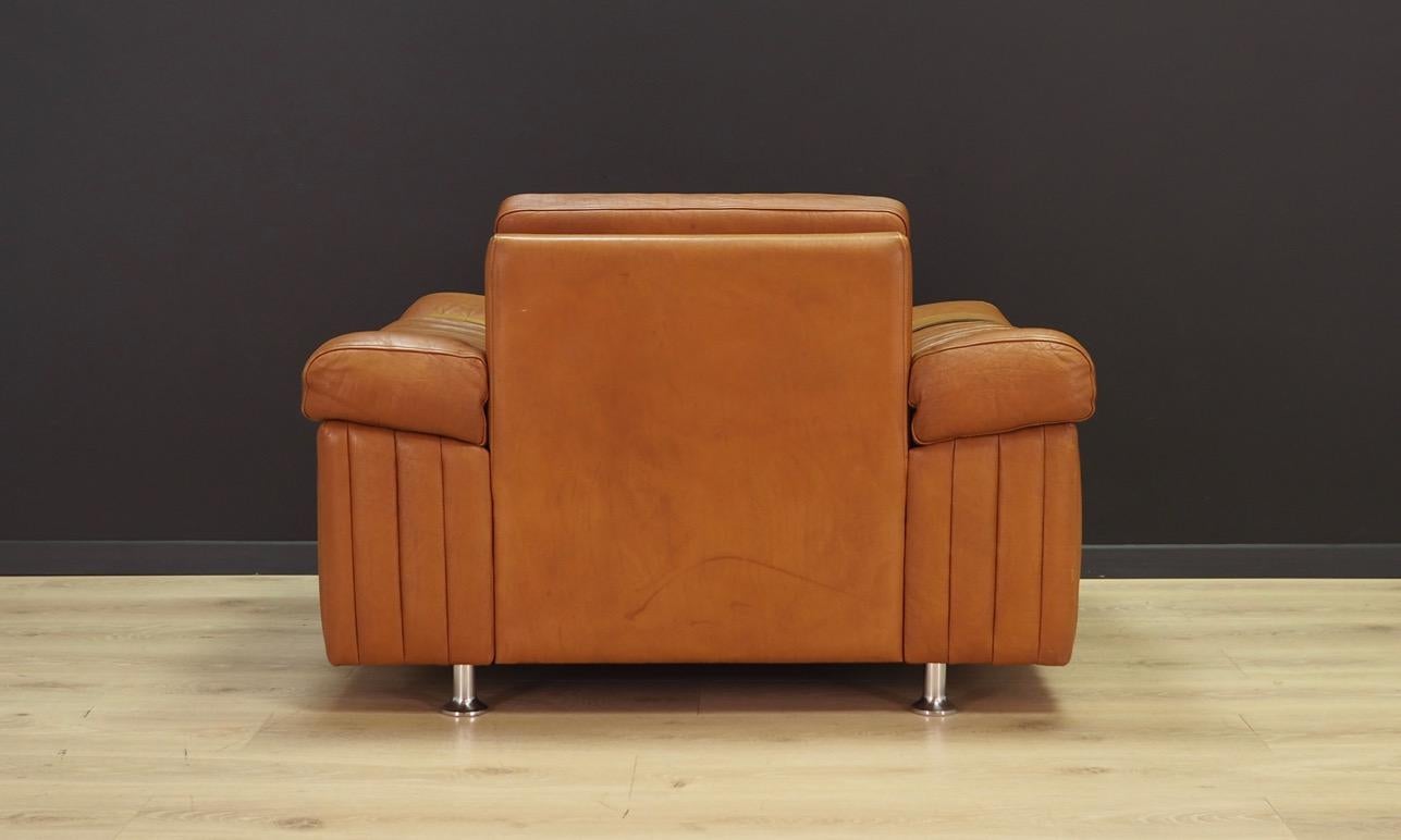 Svend Skipper Brown Leather Armchair 1960s Vintage For Sale 2