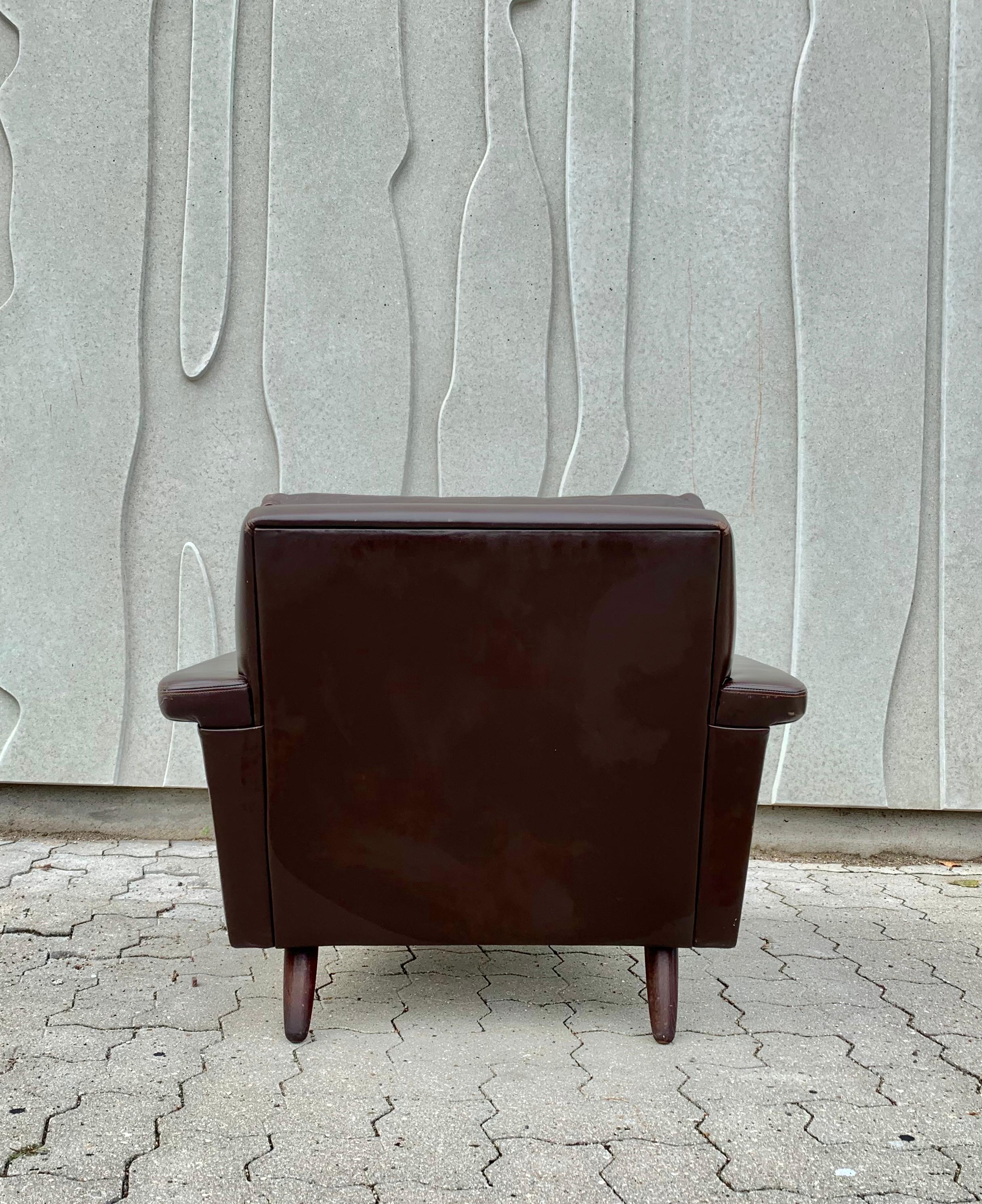 Leather Svend Skipper Lounge Chair