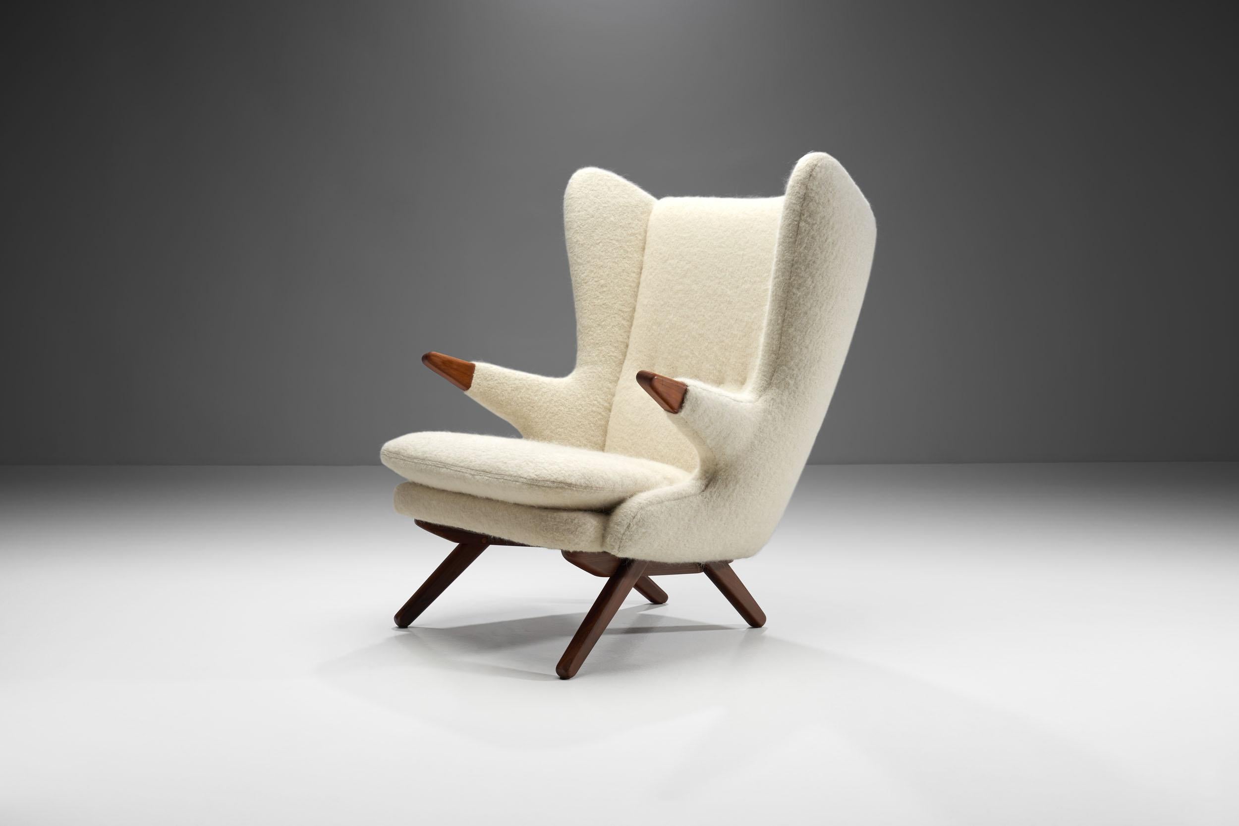 This chair is the most recognizable model of Danish designer and manufacturer, Svend Skipper, and a great example of the mid-century design era. Skipper only created commissioned pieces, meaning none of his designs were mass-produced. 

“Model 91”
