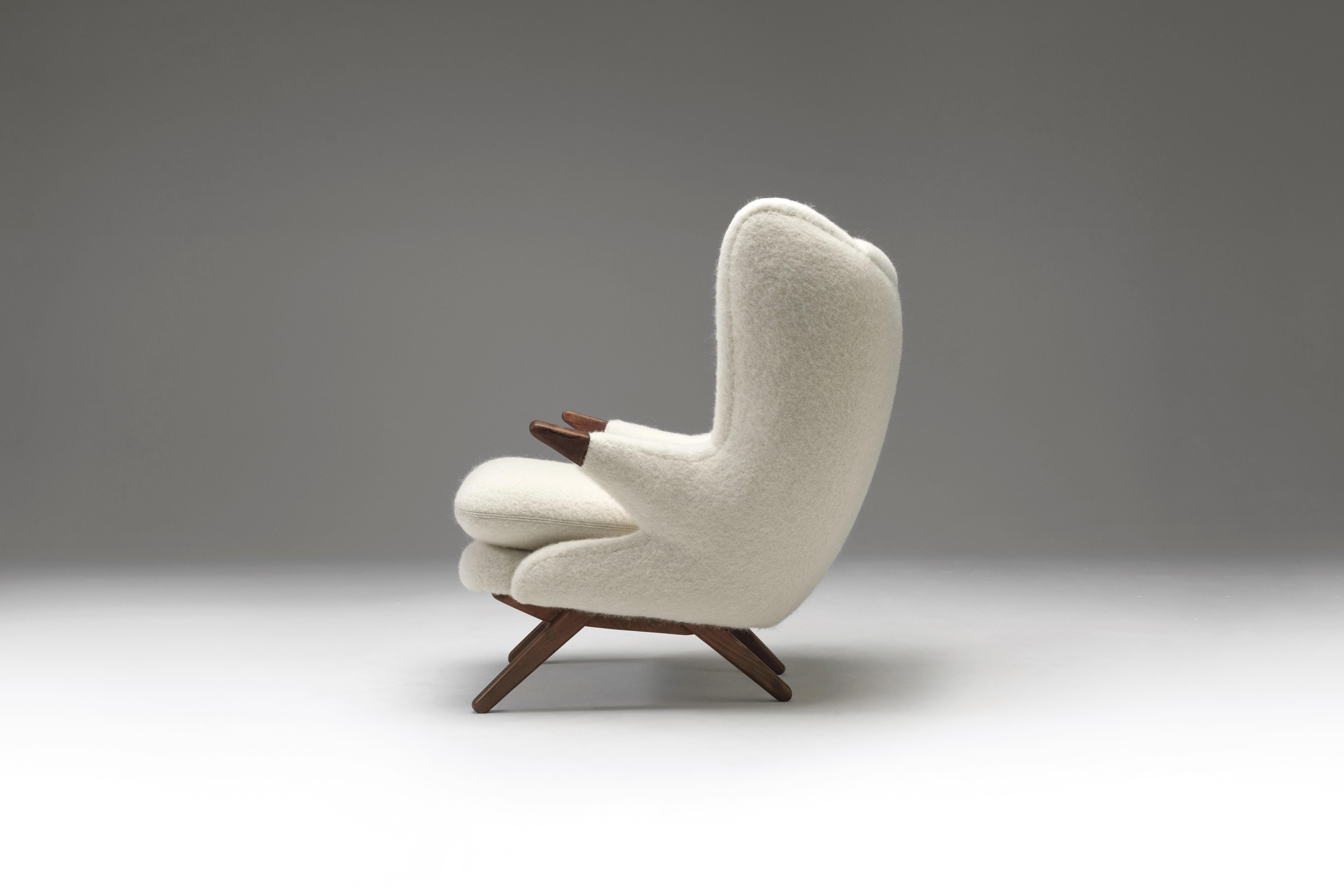 20th Century Svend Skipper “Model 91” Lounge Chair, Denmark 1960s