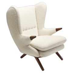 Fauteuil de salon Svend Skipper modèle 91, Danemark, années 1960 