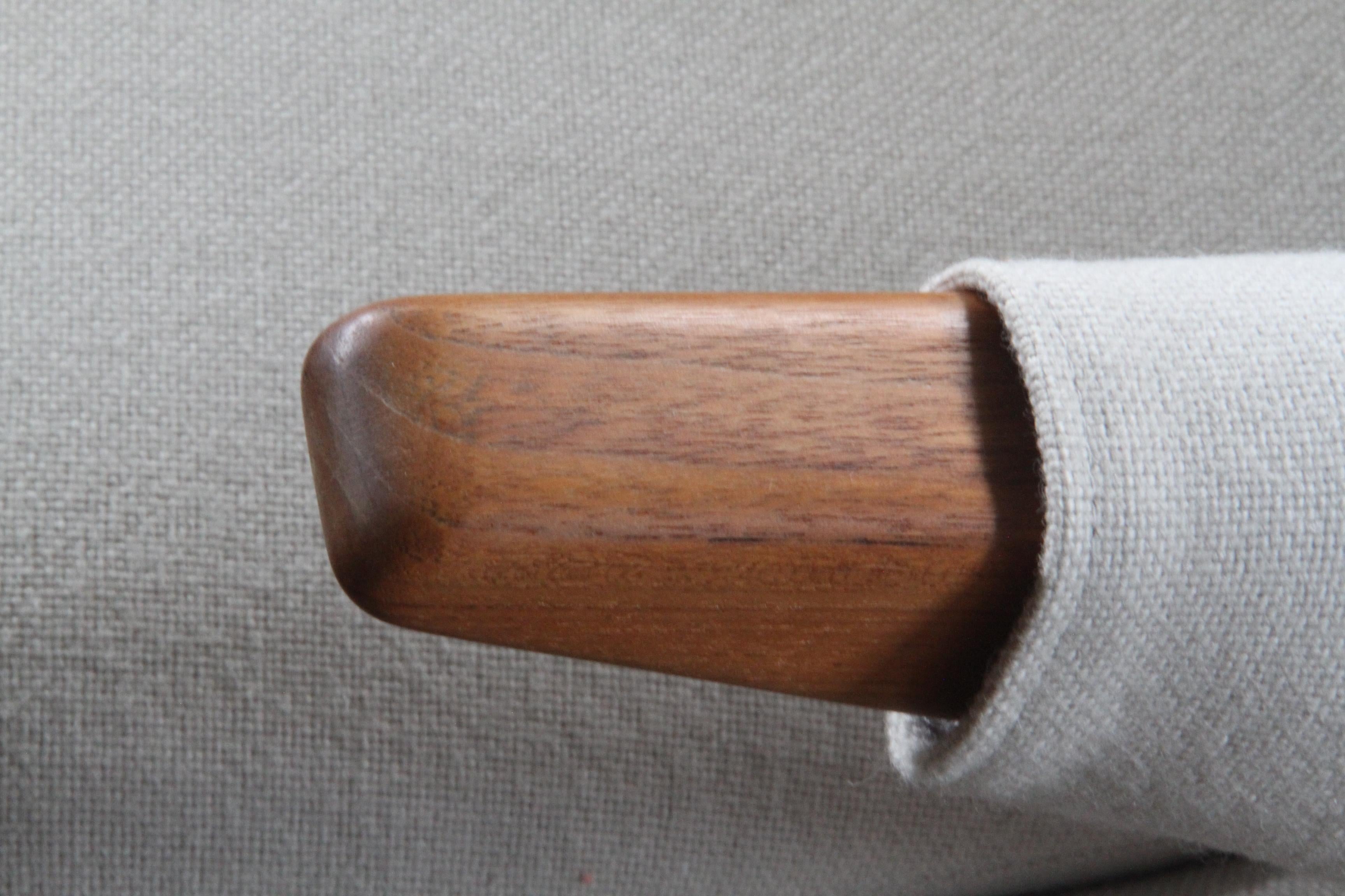 Svend Skipper “Model 91” Lounge Chair for Skippers Møbler, Denmark 1960s 12