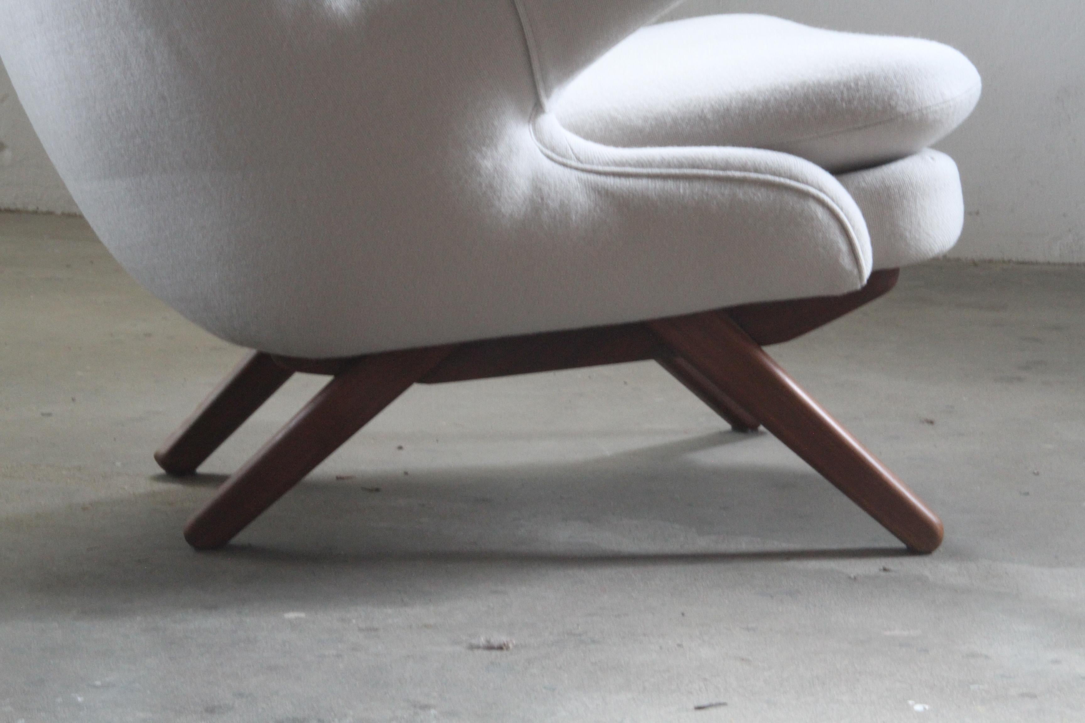 Milieu du XXe siècle Chaise longue Svend Skipper Model 91 pour Skippers Møbler, Danemark années 1960 en vente