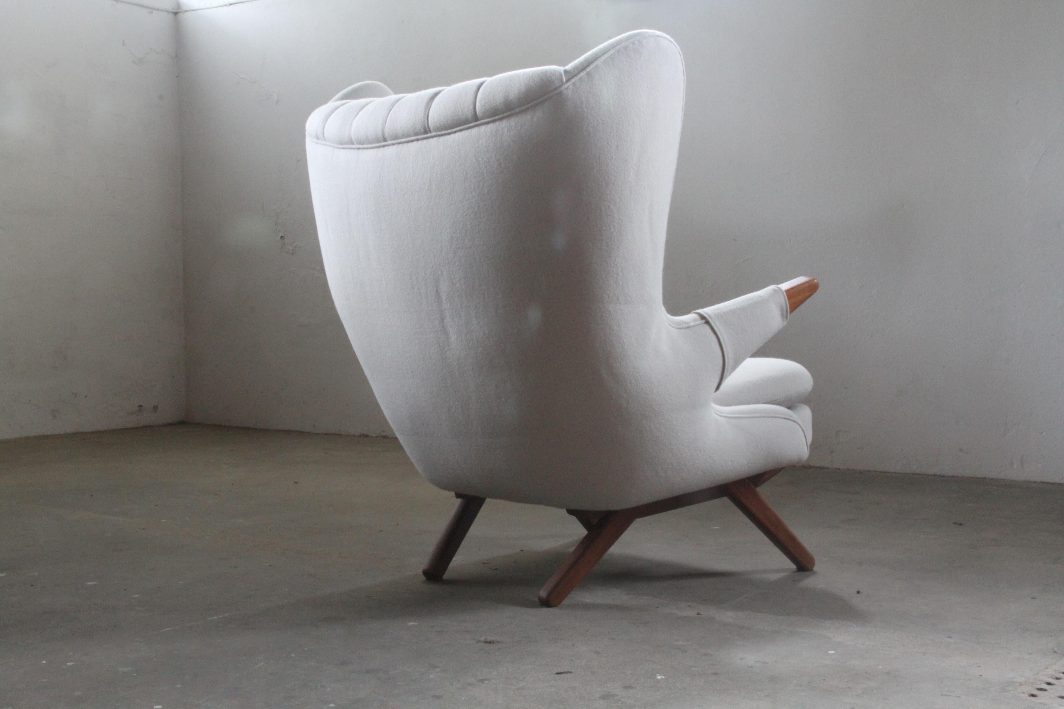 Tissu Chaise longue Svend Skipper Model 91 pour Skippers Møbler, Danemark années 1960 en vente