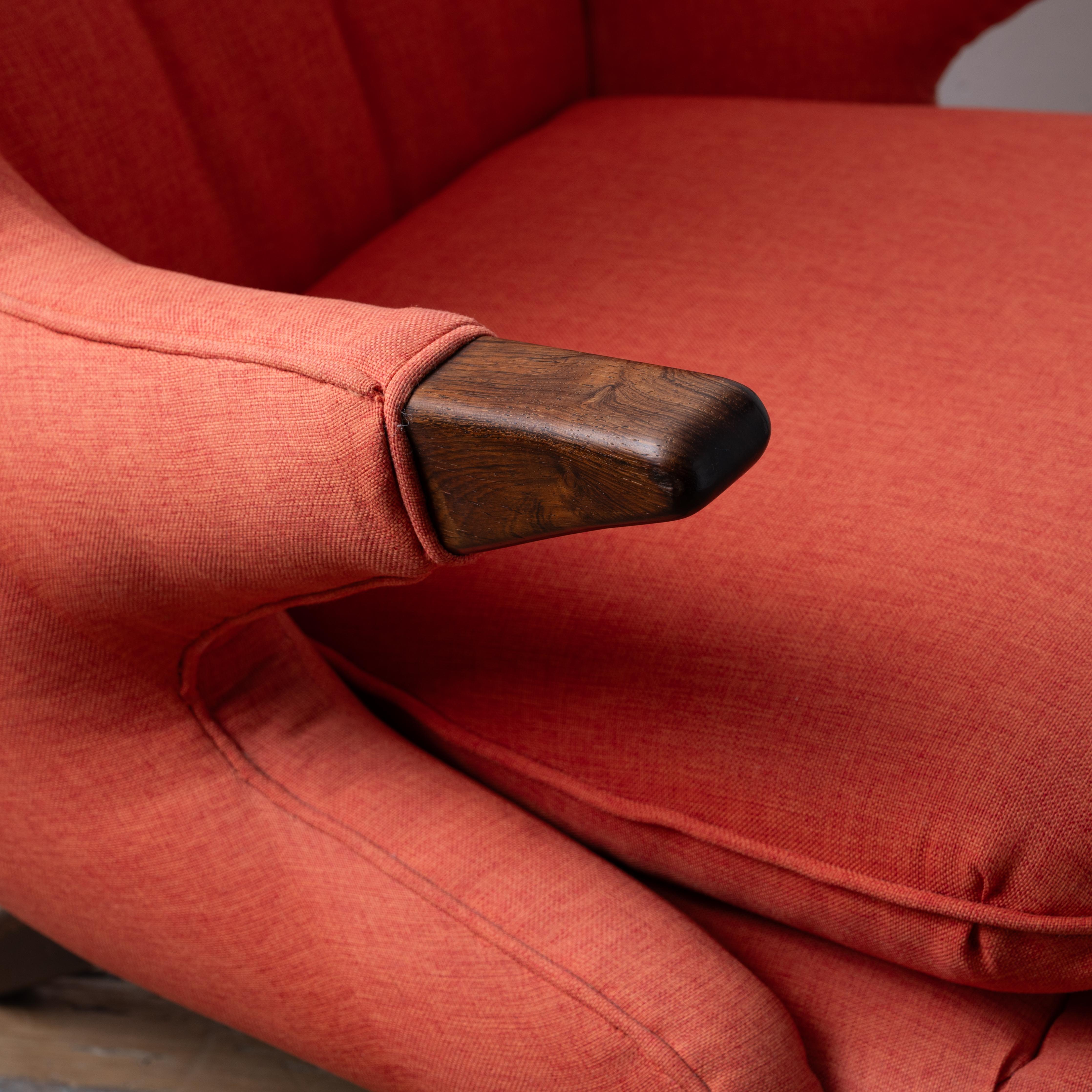 Danois Chaise et pouf Svend Skipper modèle 91 en vente