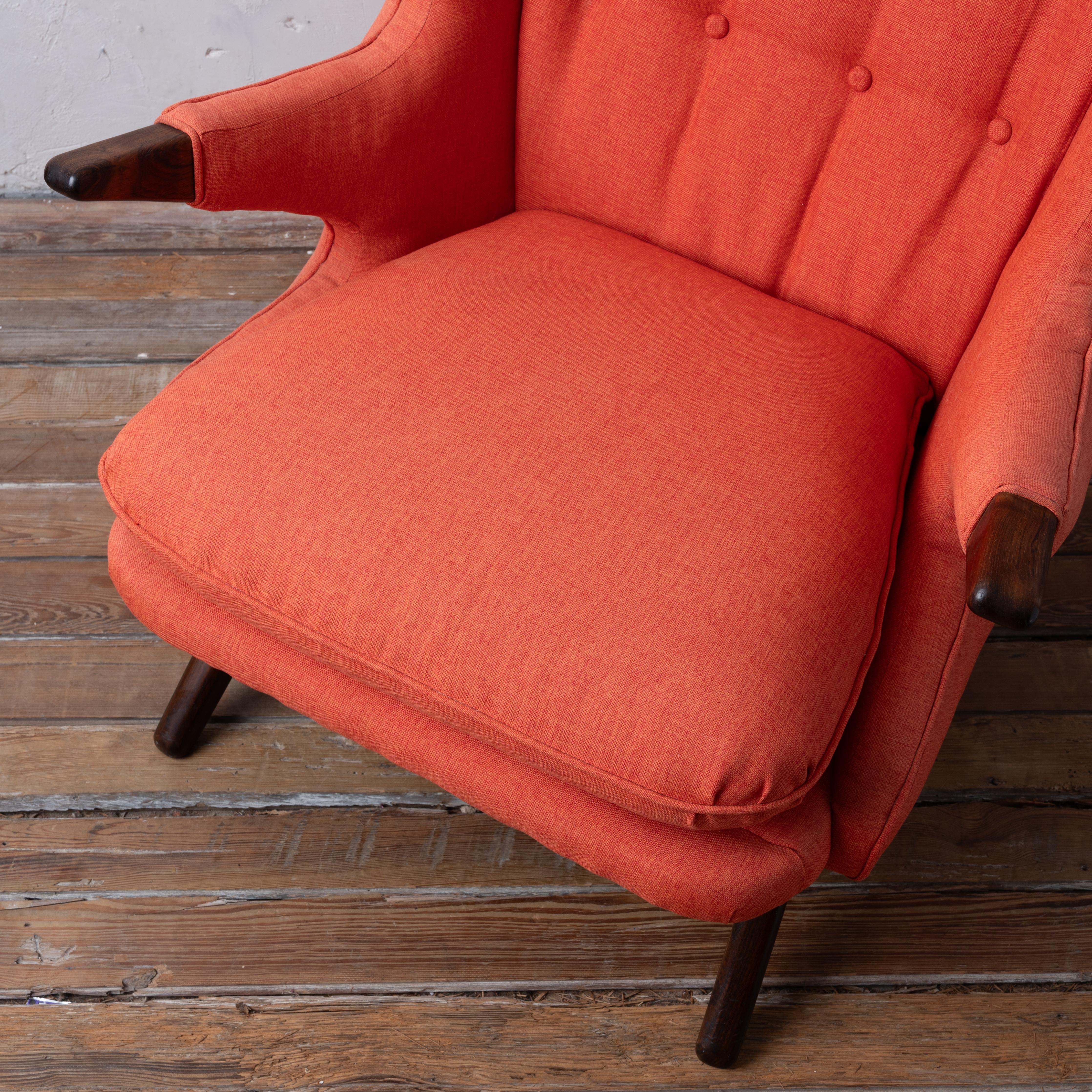 Chaise et pouf Svend Skipper modèle 91 Bon état - En vente à Savannah, GA