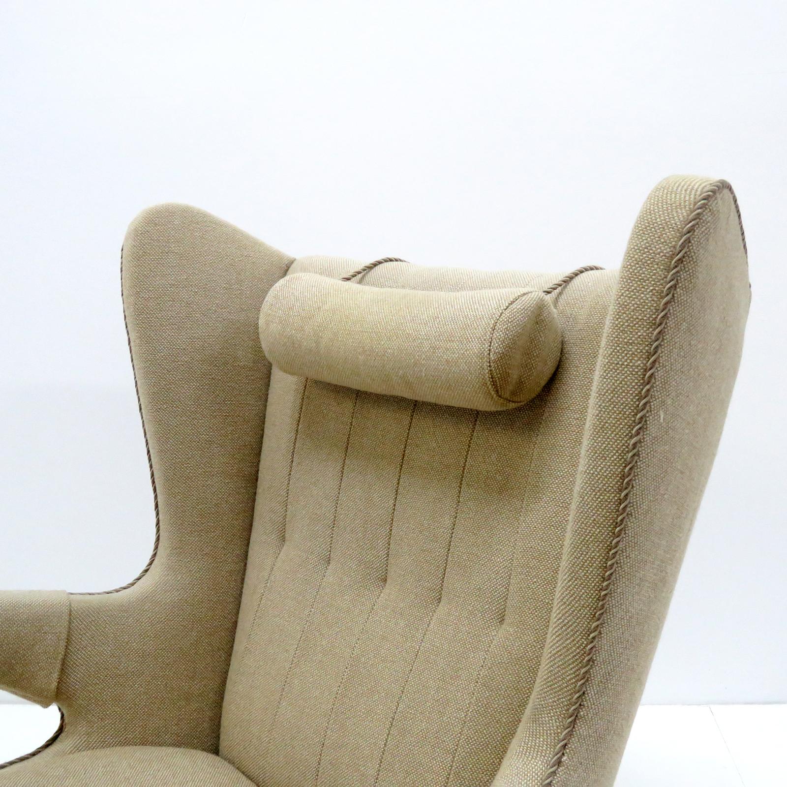 Svend Skipper 'Model 91' Wingback Lounge Chair, 1950 2