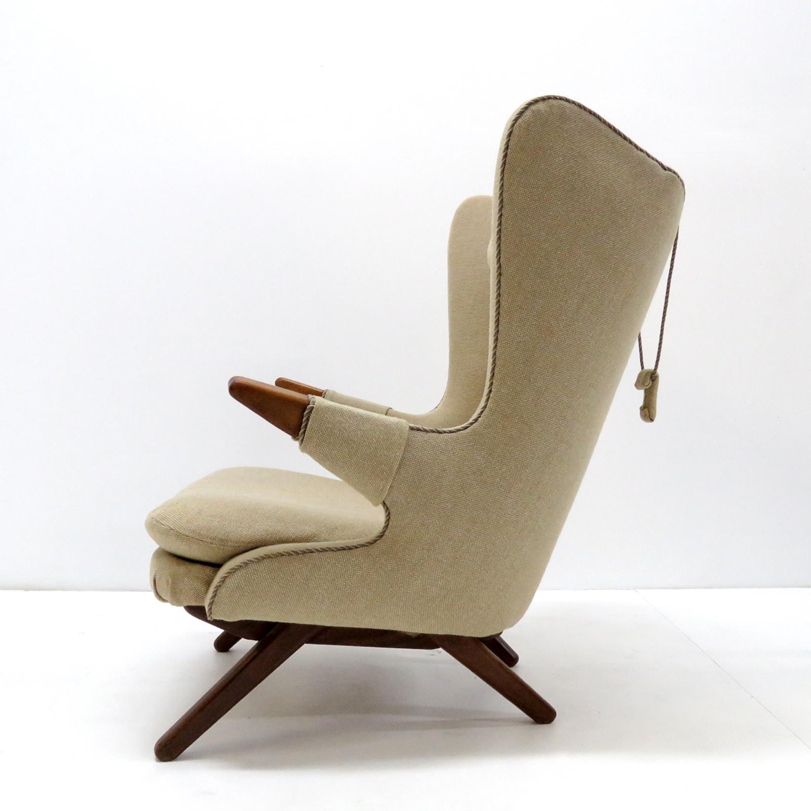 Danish Svend Skipper 'Model 91' Wingback Lounge Chair, 1950