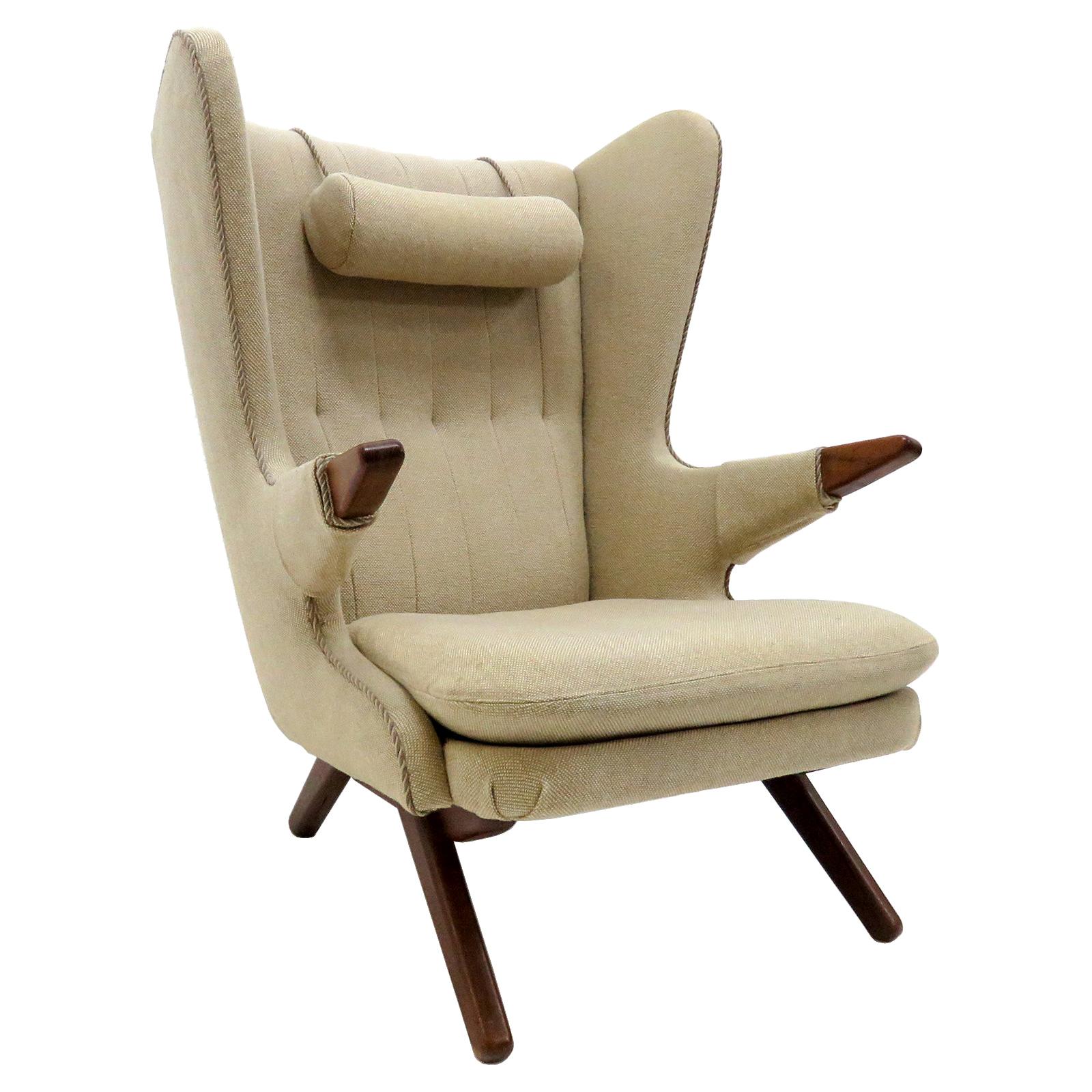 Svend Skipper 'Model 91' Wingback Lounge Chair, 1950