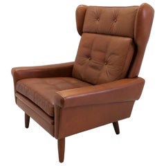 Svend Skipper Wingback Lounge Chair, 1960