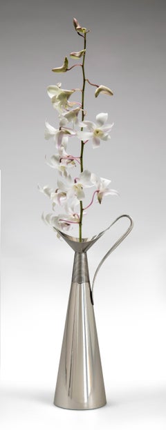 Svend Weihrauch for Frantz Hingelberg, Danish Sterling Silver Orchid Vase
