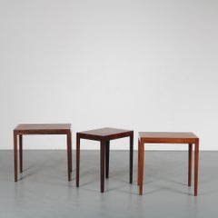 Svenn Eske Kristensen Nesting Tables for Pontoppidan, Denmark, 1960