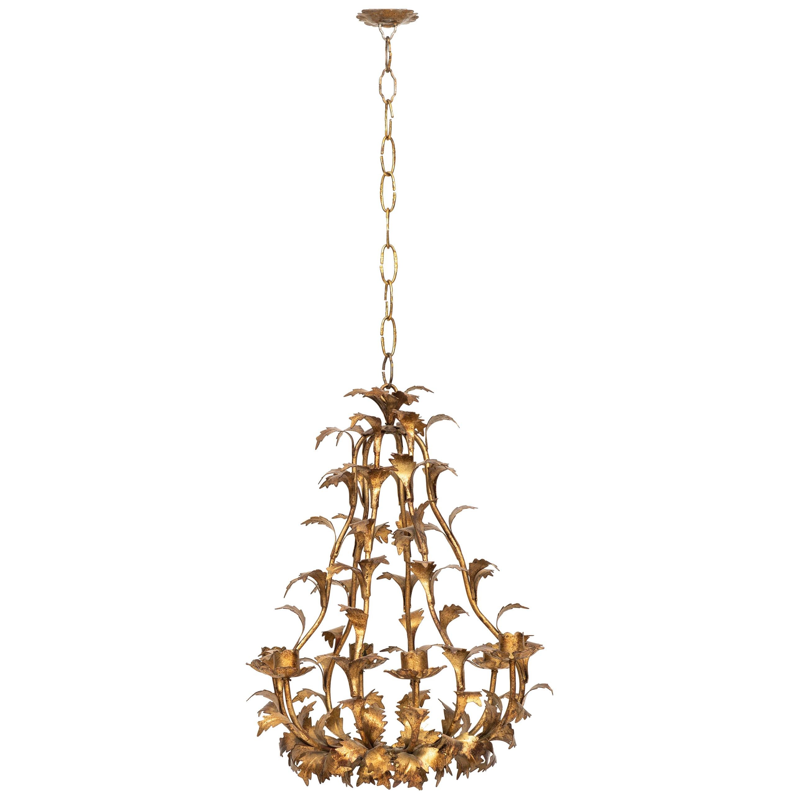 Svenskt Tenn Chandelier Produced in Sweden For Sale