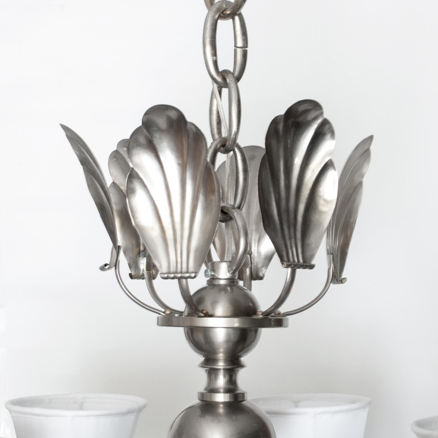 Svenskt Tenn Large 1920's Scandinavian Modern Chandelier with 12 Arms In Good Condition For Sale In New York, NY