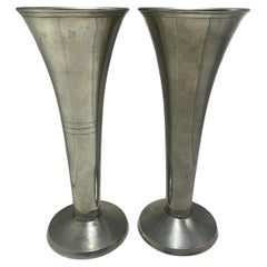 Paire de vases en étain Svenskt Tenn - Swedish Grace 1933