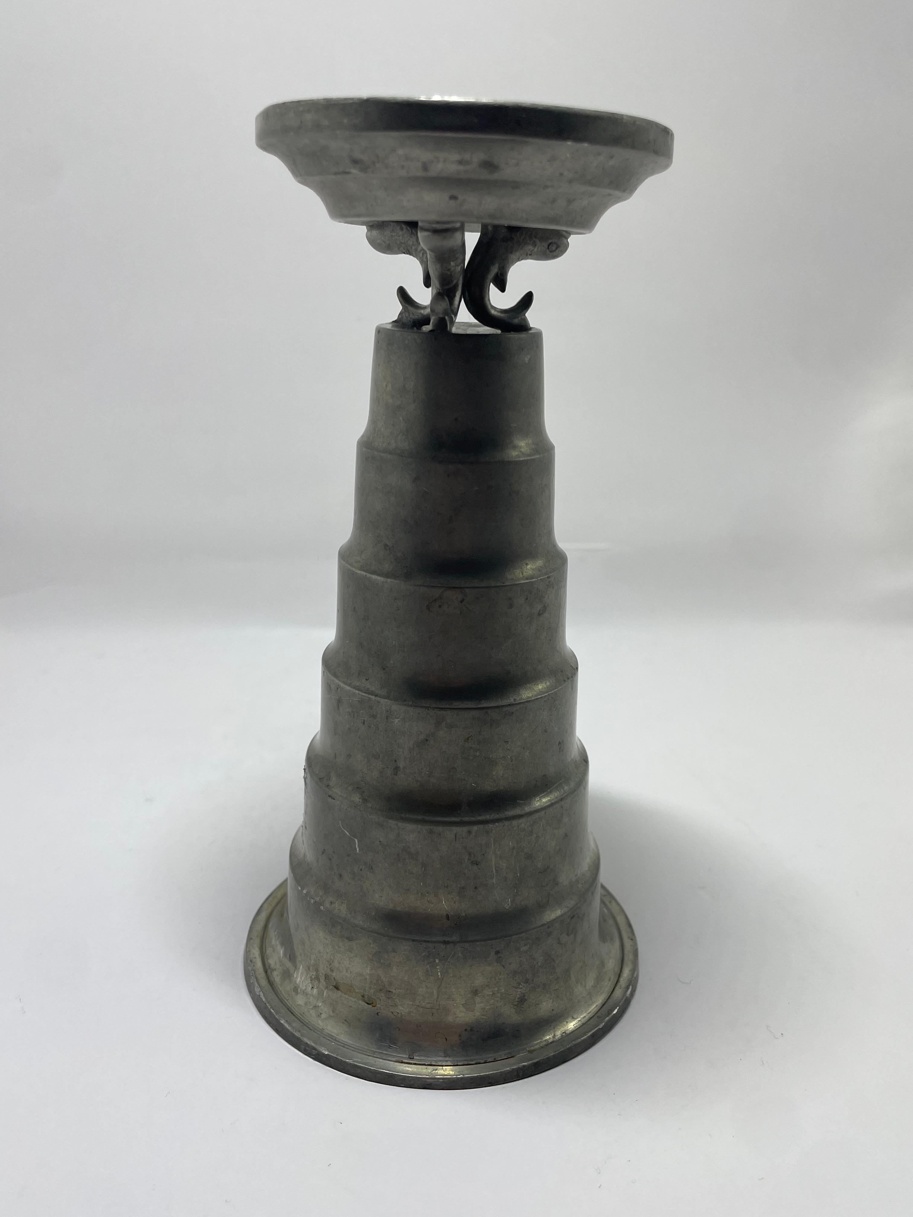 Svedese Svenskt Tenn - Vaso in peltro del 1935 in vendita