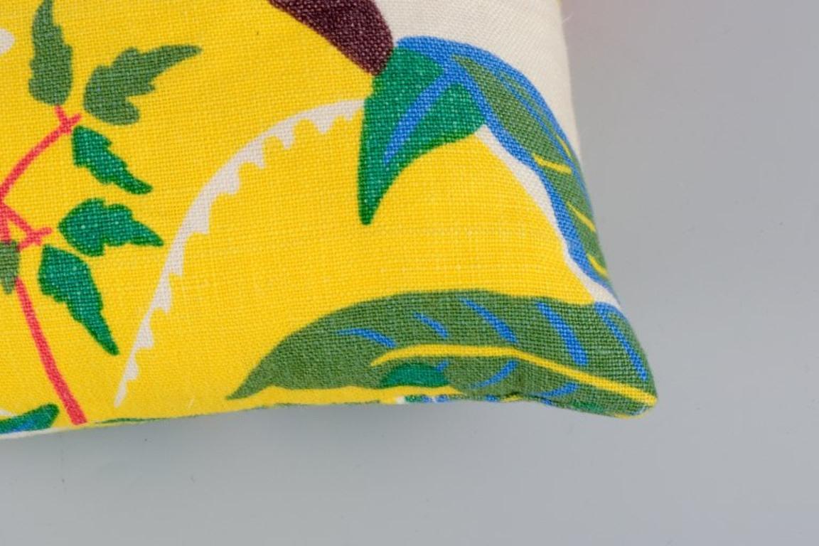Svenskt Tenn. Two cushions. Textile design by Josef Frank. Mid-20th C. For Sale 1