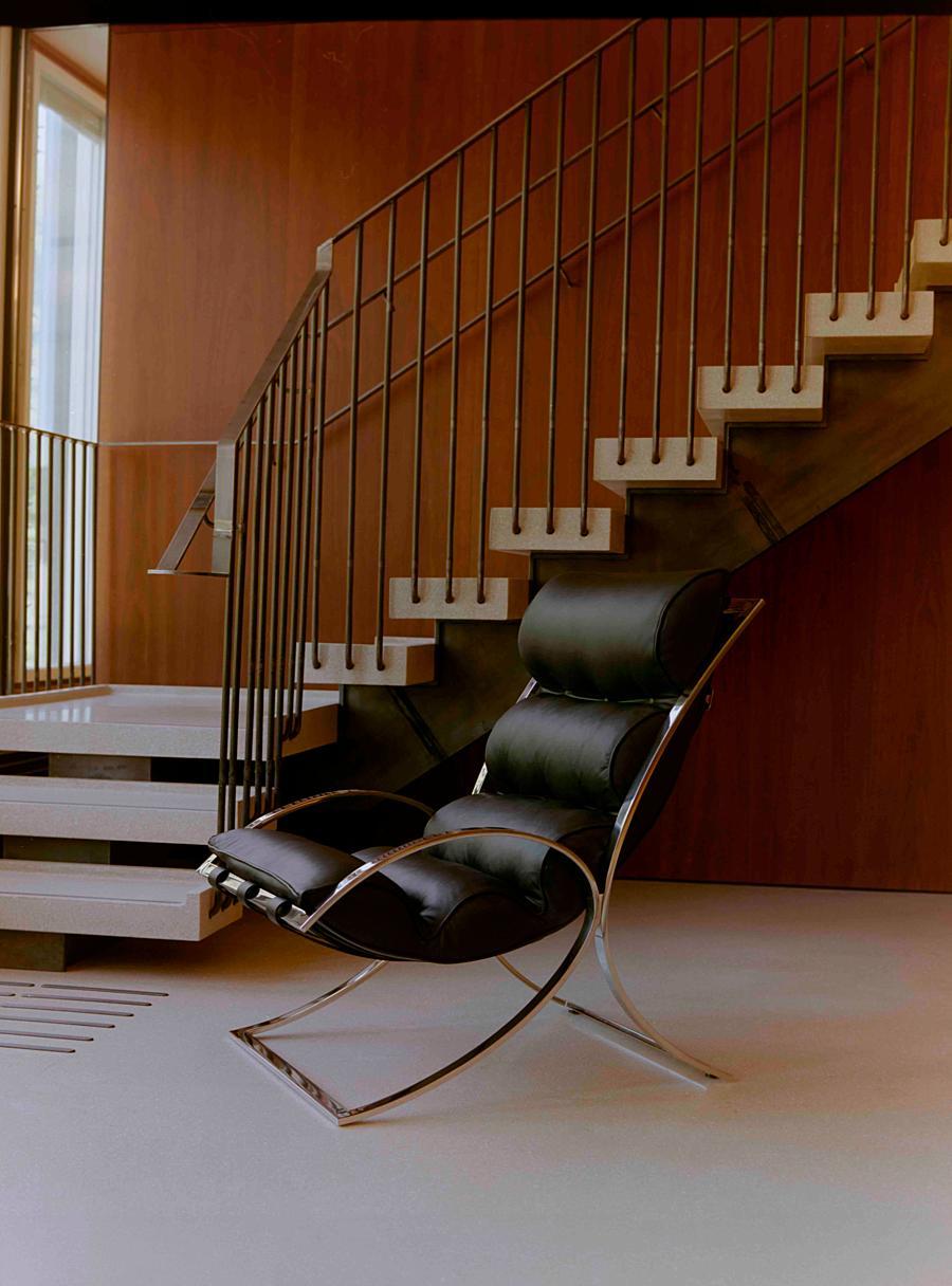Sverre Fehn Venezia 01 Fauteuil en cuir de Fjord Fiesta Neuf - En vente à Rhinebeck, NY