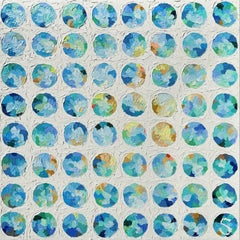 Vintage 'Caribbean Island' - Colorful Island Flora - Abstract Expressionist Spheres