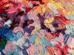 "Childhood Memories" Colorful Contemporary Abstract by Sveta Hessler