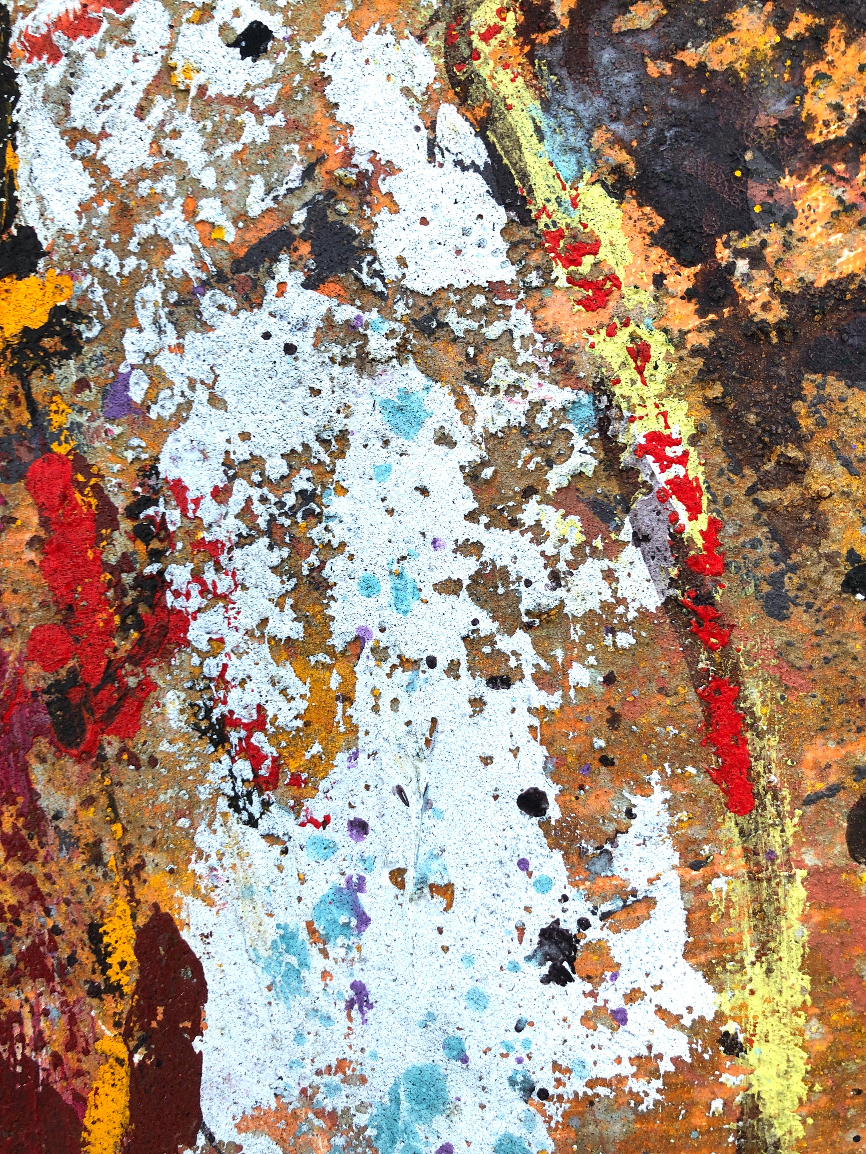 Géminis técnica mixta sobre lienzo pintura Expresionismo Abstracto - Painting Expresionismo abstracto de Svetla Georgieva