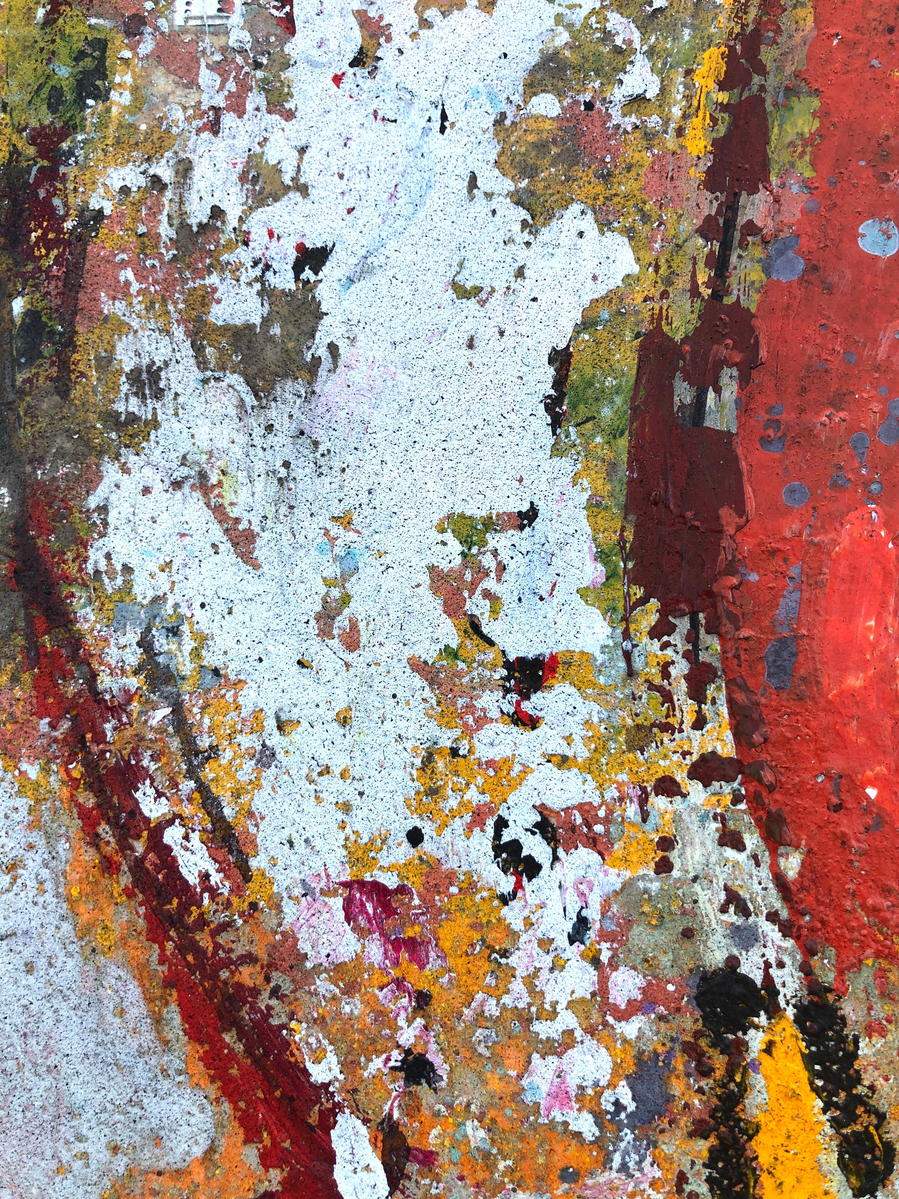 Géminis técnica mixta sobre lienzo pintura Expresionismo Abstracto en venta 1