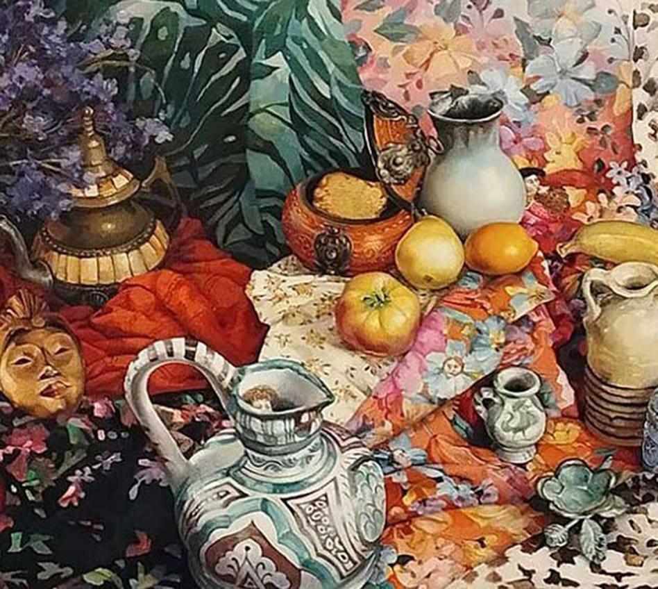 It is a Tale of Evenings and Dawns – Painting von Svetlana Kalachnik