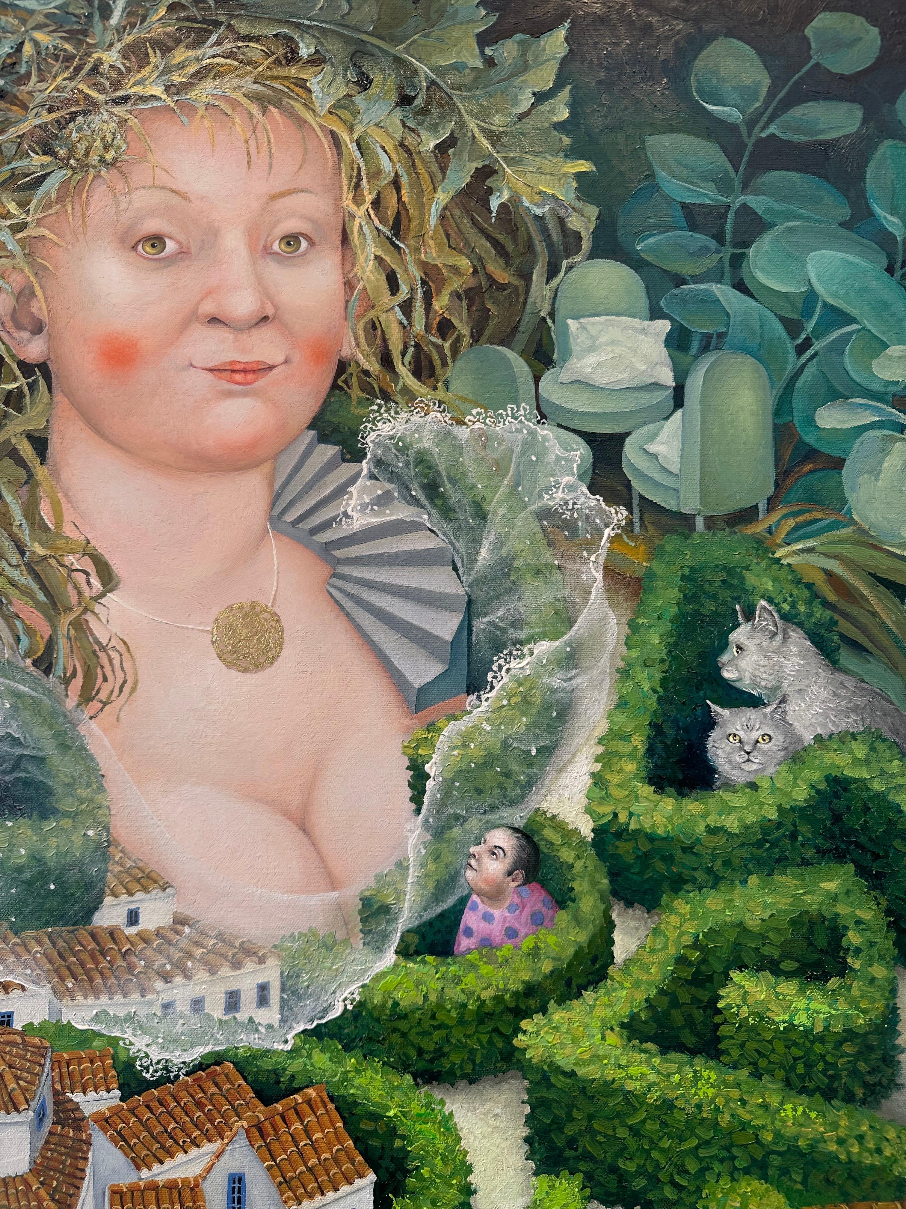 The Queen of the Labyrinth – Painting von Svetlana Kalachnik