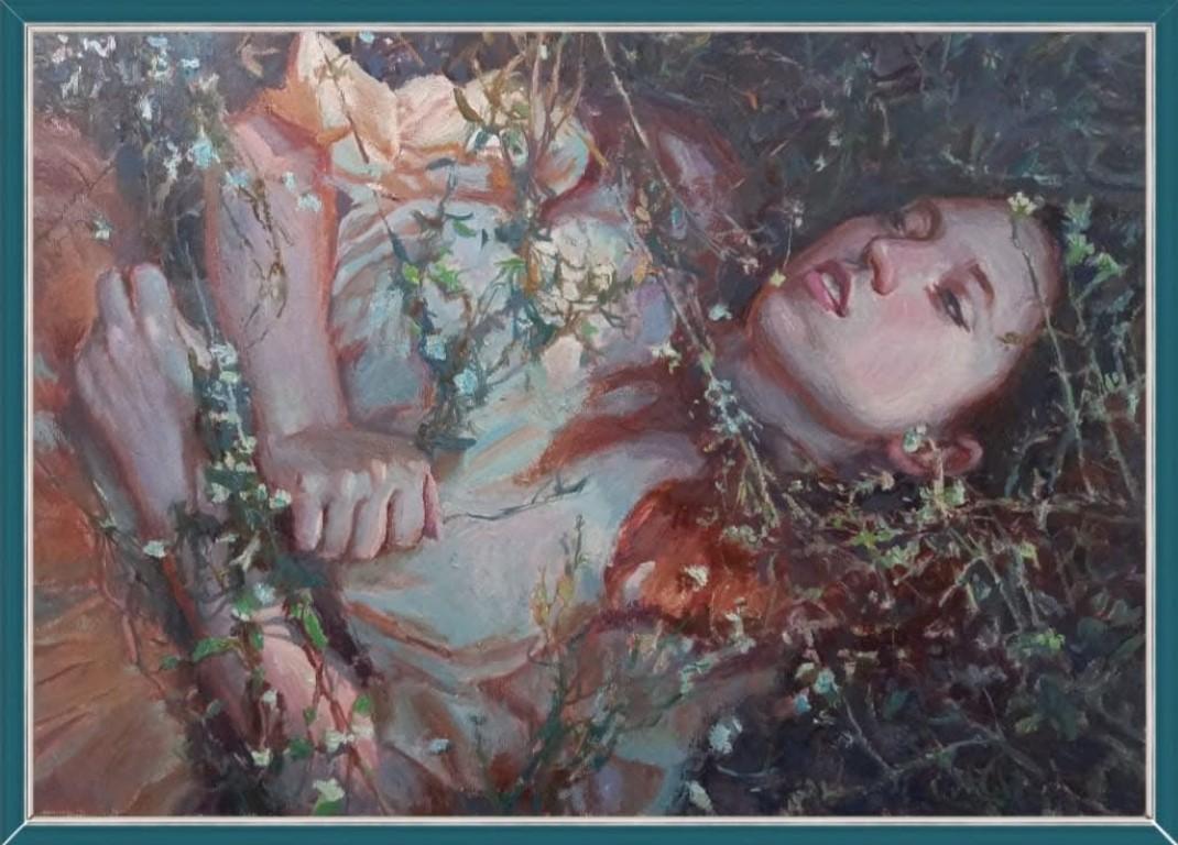 Svetlana Lazareva Portrait Painting – "Mavka"