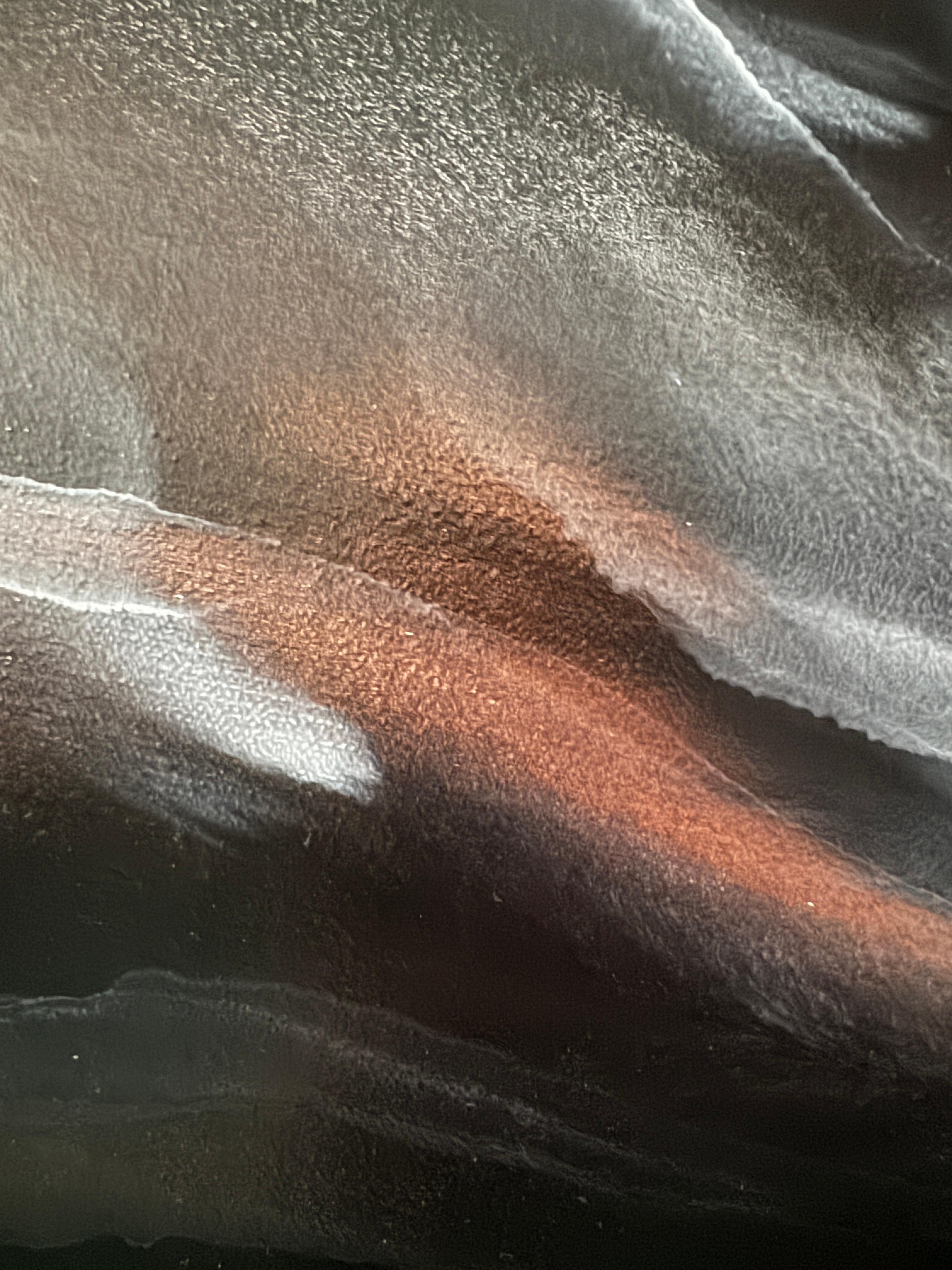 JOY-III - Black Abstract Painting by Svetlana Martin