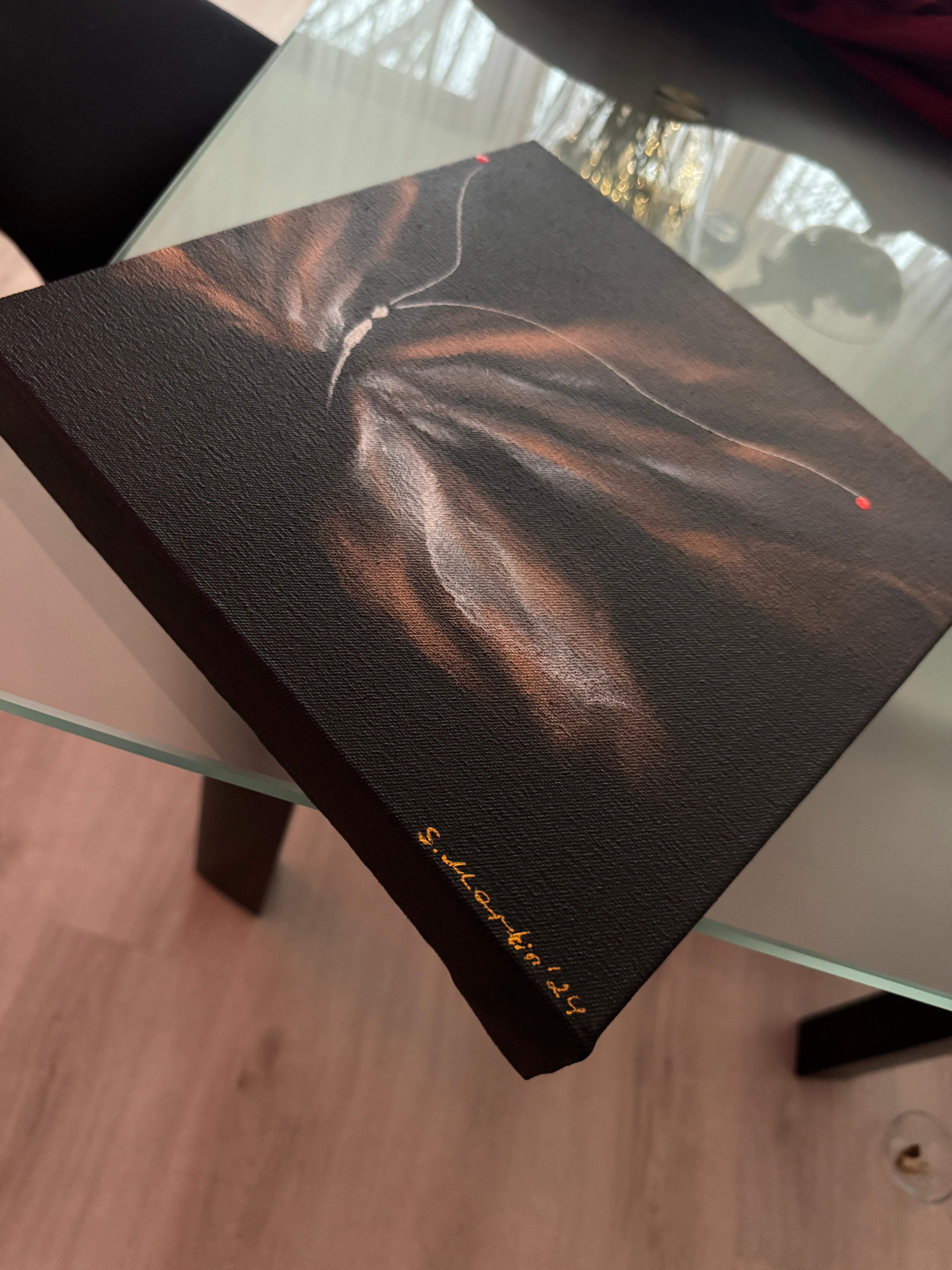 Questa collezione riunisce molti dipinti di piccolo formato, ognuno dei quali è una farfalla unica, particolare e piena di luce interiore. Si librano verso l'alto come leggeri frammenti di sogni, si disperdono per prendere vita nel cuore di chiunque