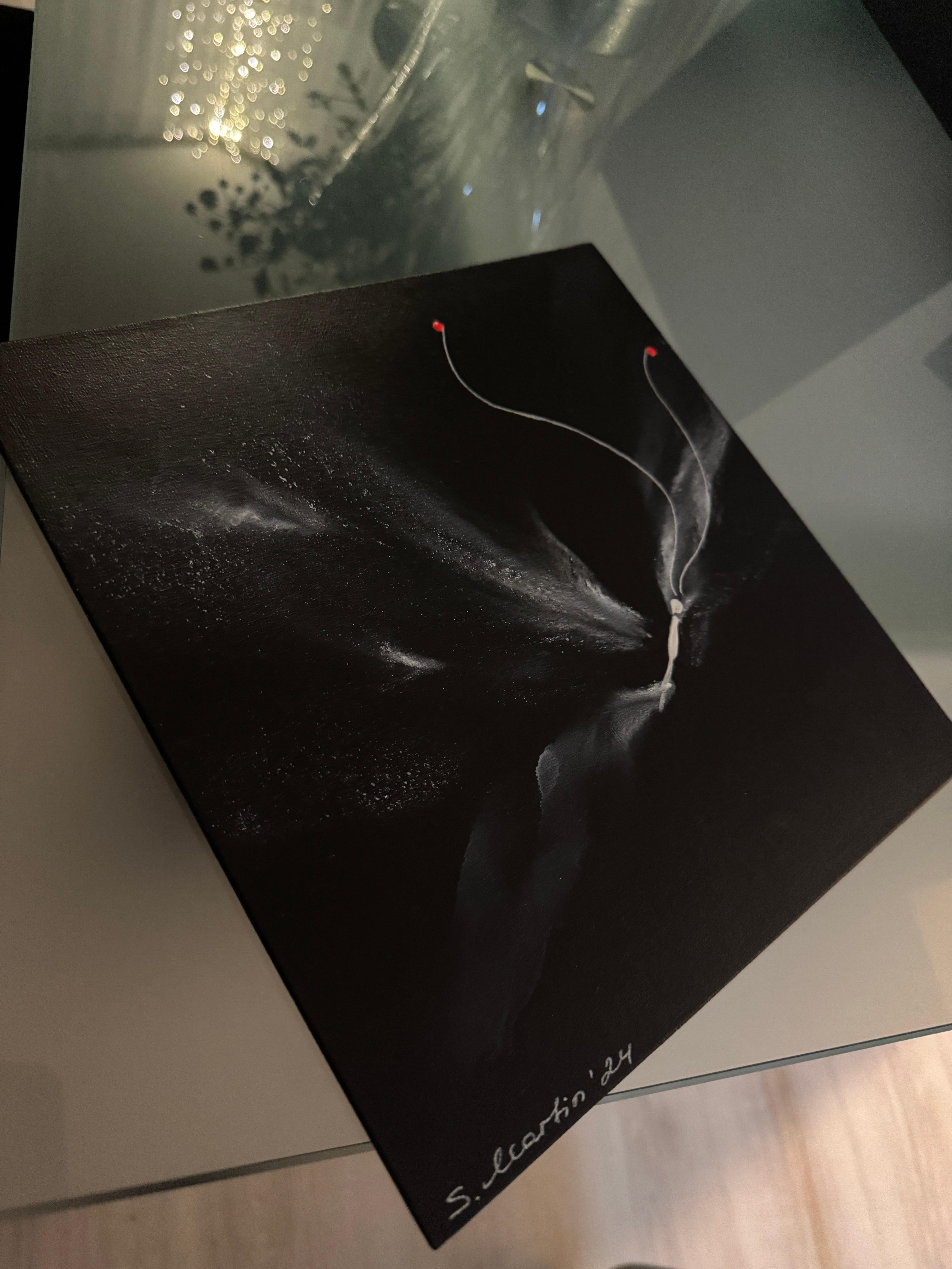 Cette Collectional rassemble de nombreuses peintures de petit format, dont chacune est un papillon unique, singulier et plein de lumière intérieure. Ils s'élèvent comme des fragments légers de rêves, s'éparpillent pour prendre vie dans le cœur de