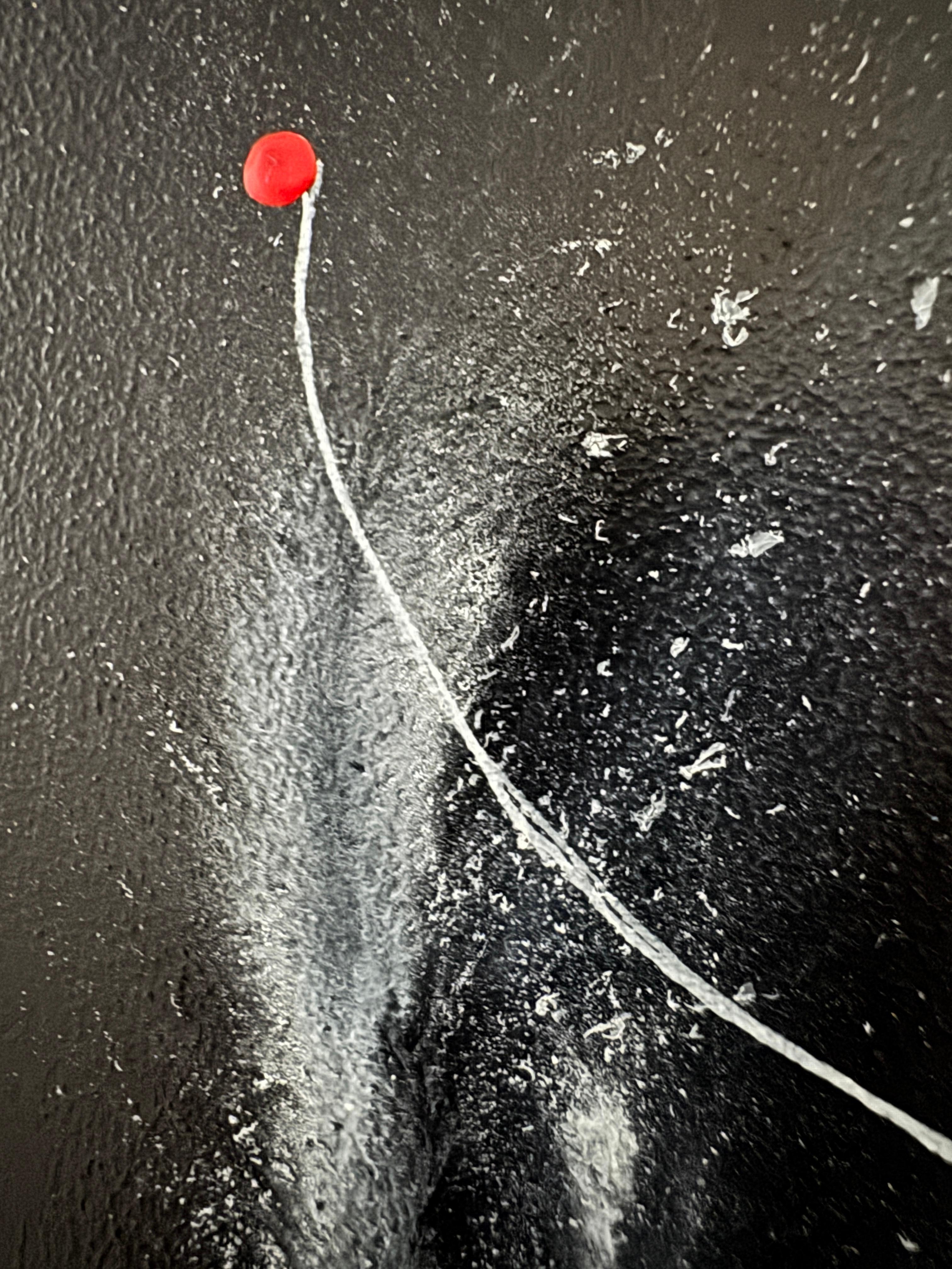 DISPERDERE I SOGNI-XII - Abstract Painting Nero di Svetlana Martin
