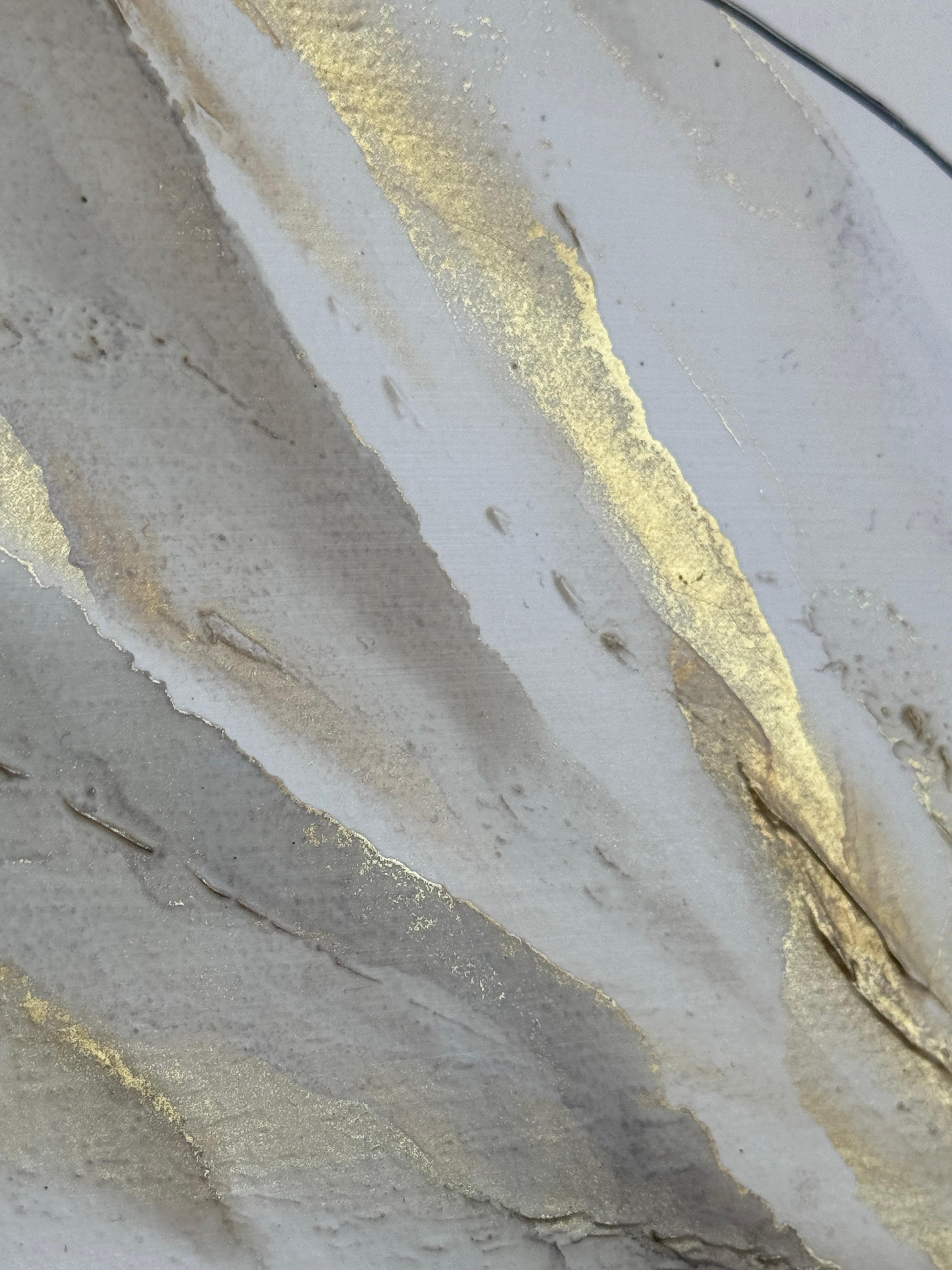 SERENITÀ-I - Abstract Painting Grigio di Svetlana Martin