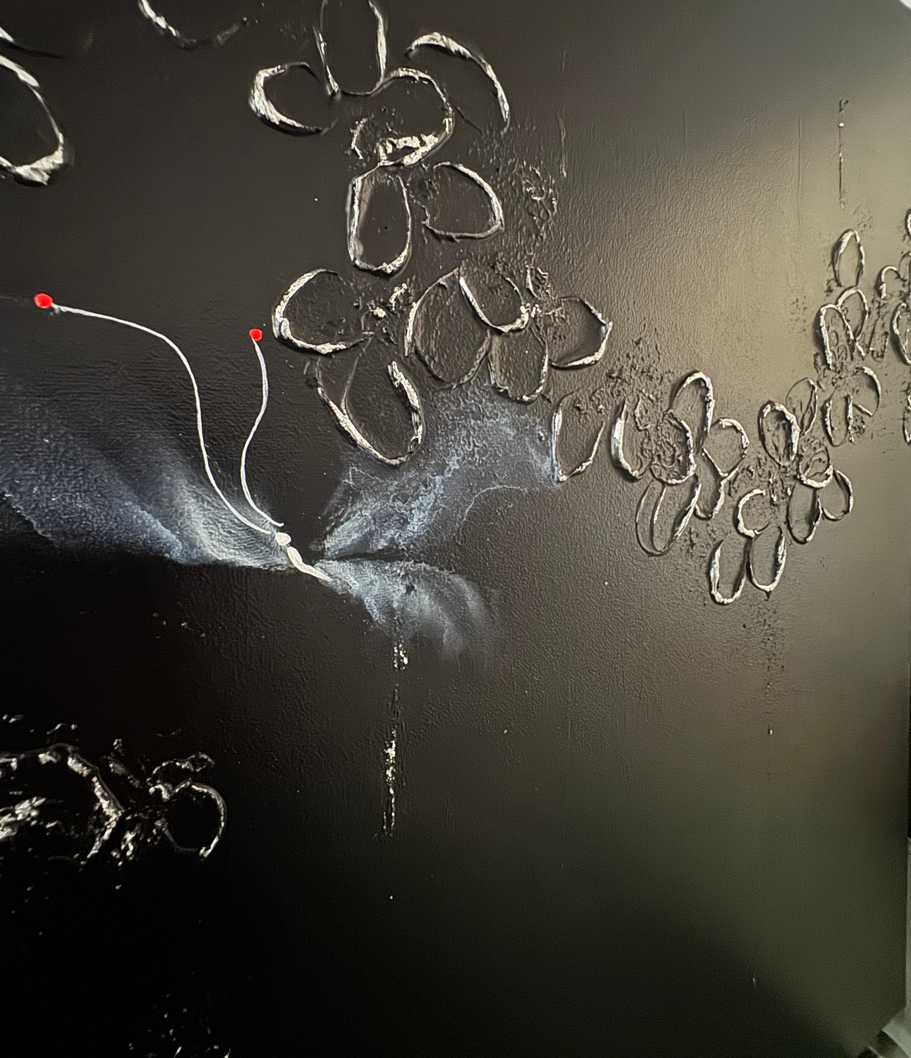 DURCH VERSILBERTES SCHWEIGEN-I – Painting von Svetlana Martin