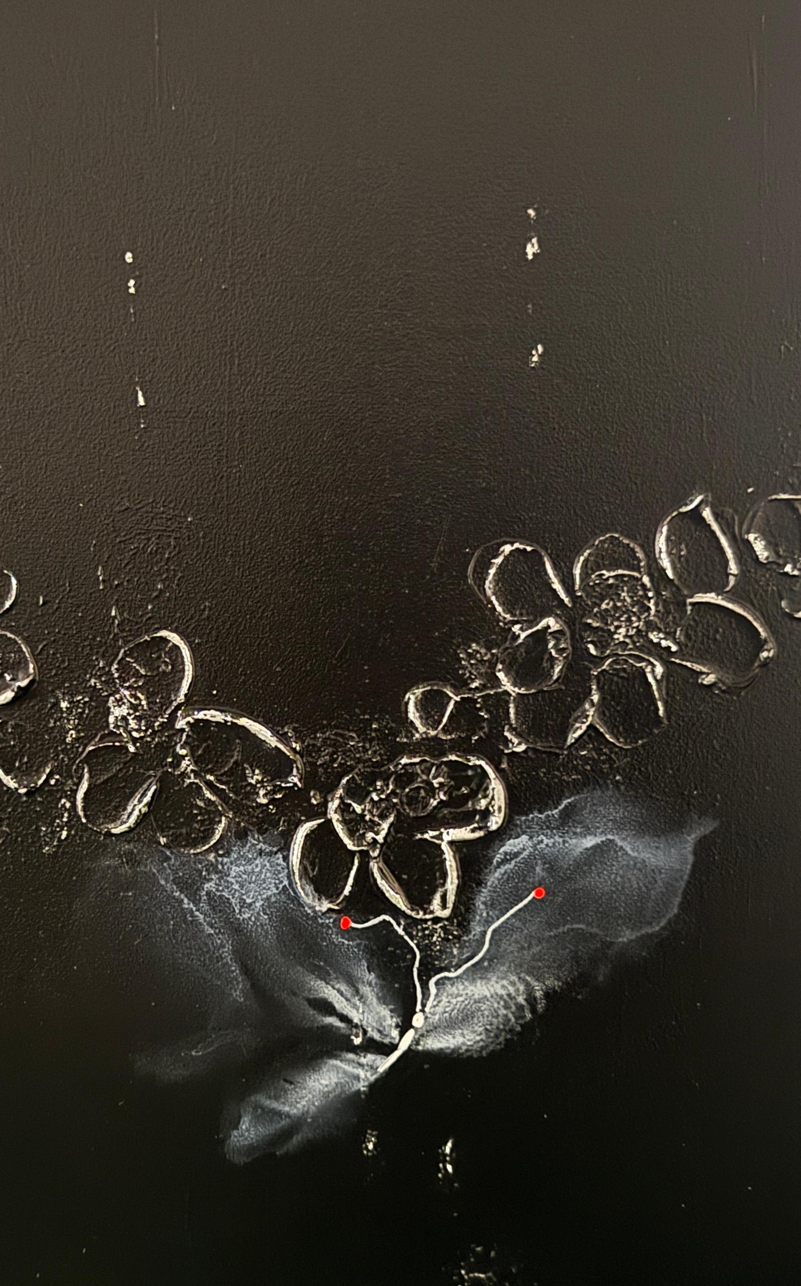 A TRAVÉS DEL SILENCIO PLATEADO-III - Painting de Svetlana Martin