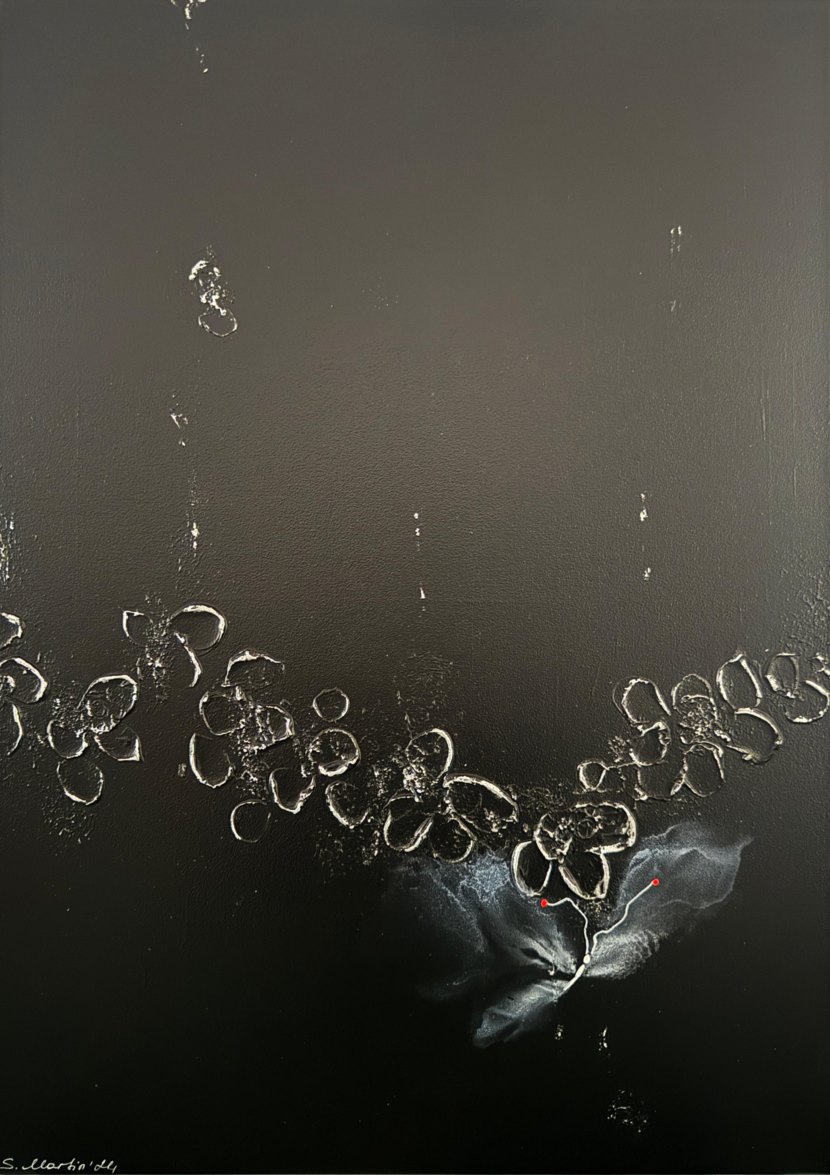 Abstract Painting de Svetlana Martin - A TRAVÉS DEL SILENCIO PLATEADO-III