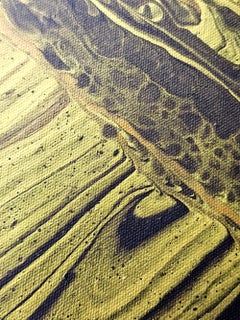 Schwarzes Gold Abstraktion