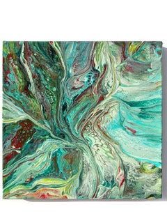 Blue spill, abstraction 2