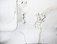 Callas sur le blanc. Abstraction
