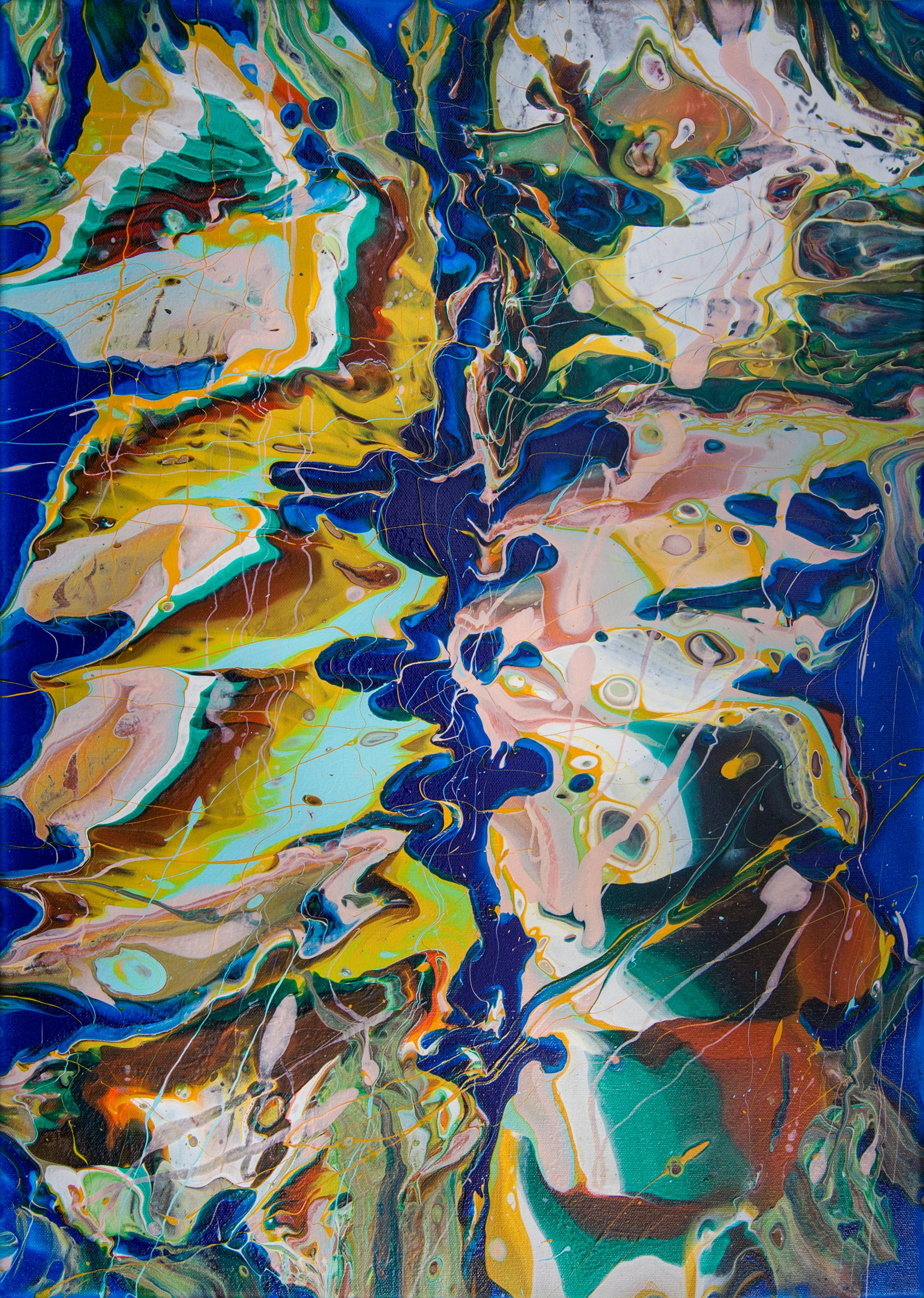 Emotion: Abstract Acrylic Painting on Canvas, Unframed, 70x50 cm
