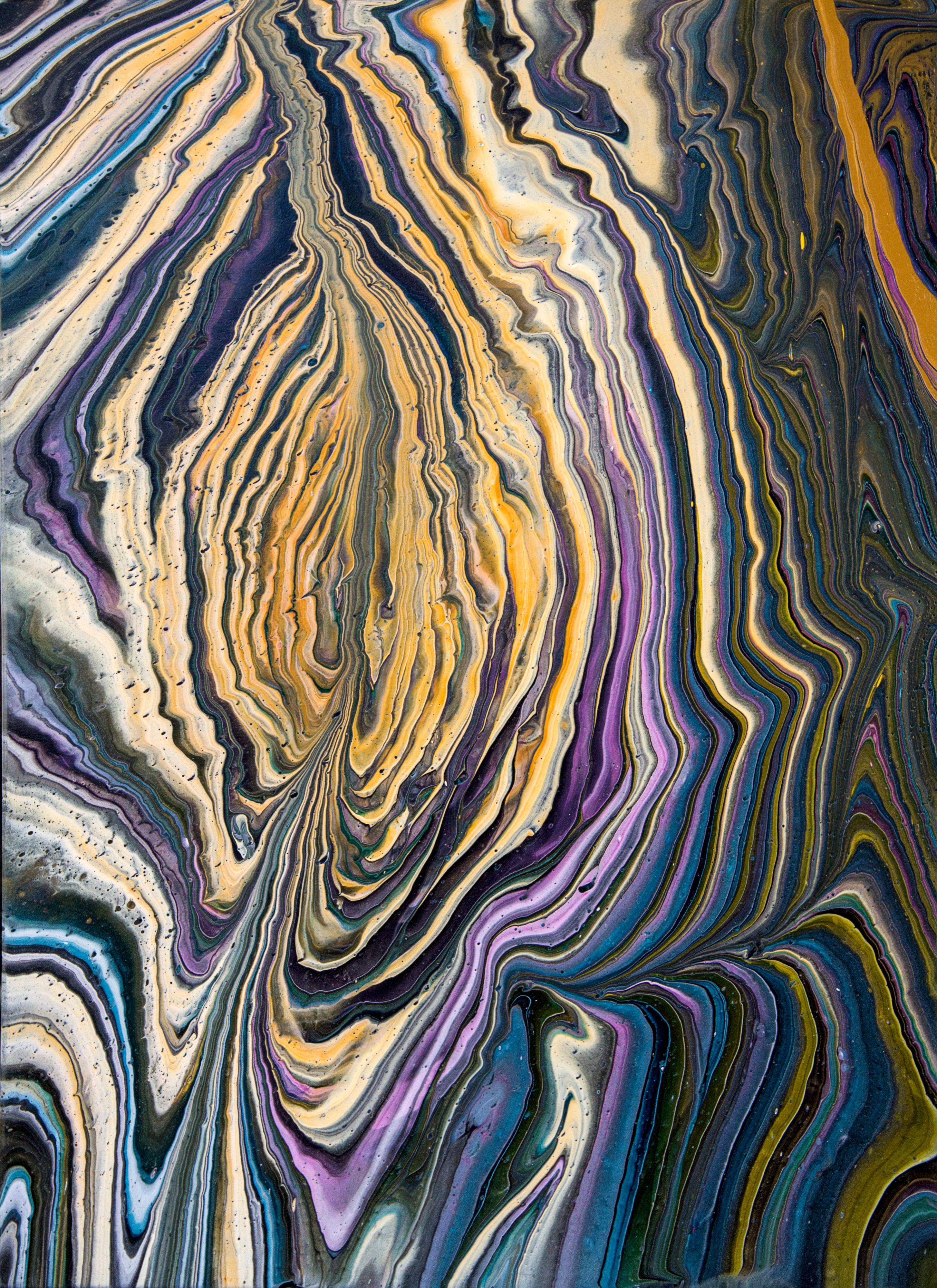 Abstract Painting di Svetlana Saratova - Primavera femminile. Pittura astratta